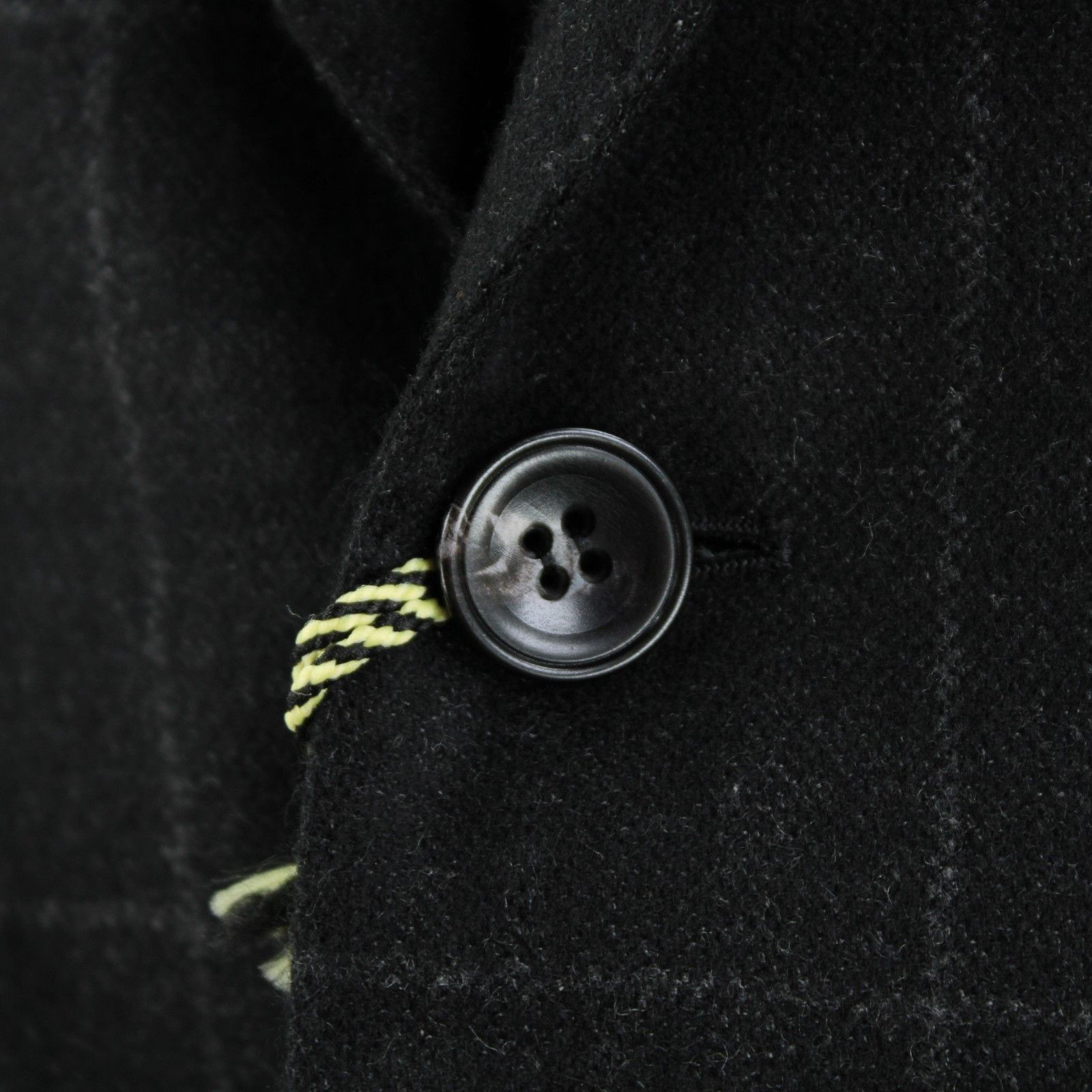 SARTORIO Sartorio Sport Coat Size 44 Regular US in Black Size 44R - 2 Thumbnail
