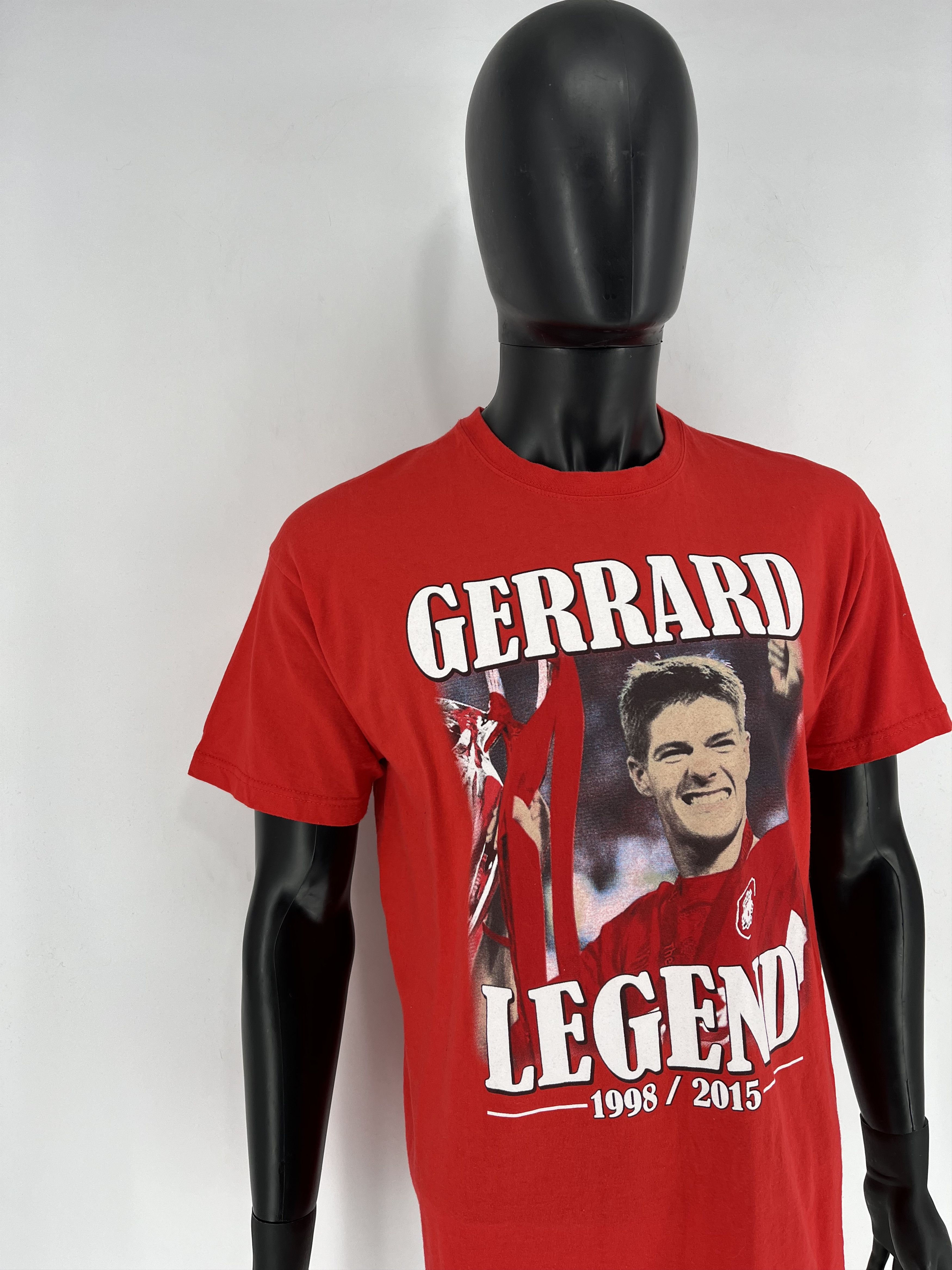 Other 00s Steven Gerrard Liverpool Shirt Vintage Football Jersey Size US L / EU 52-54 / 3 - 3 Thumbnail