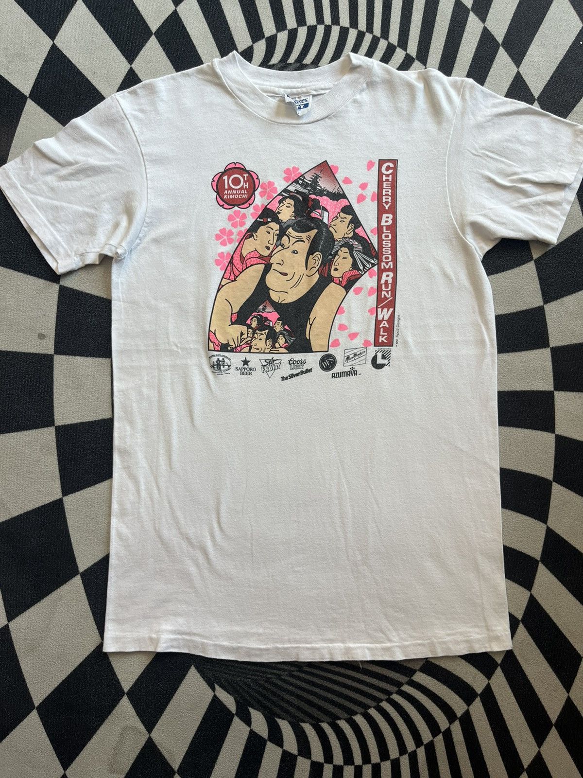 Arts & Science Vintage "10th Annual Kimochi Cherry Blossom Run/Walk 91’s Size US M / EU 48-50 / 2 - 3 Thumbnail