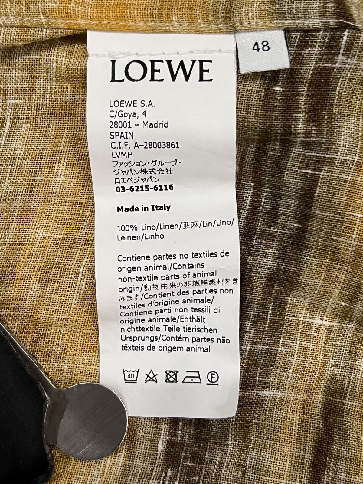 Loewe Loewe by Paula's Ibiza SS21 Sunset Linen Shirt Size US M / EU 48-50 / 2 - 16 Thumbnail
