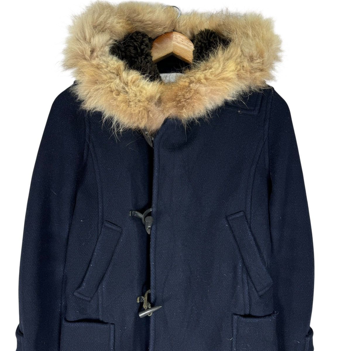 Issey Miyake 🌟SUNAO KUWAHARA ISSEY MIYAKE FUR HOODIE DUFFLE JACKET Size US S / EU 44-46 / 1 - 3 Thumbnail