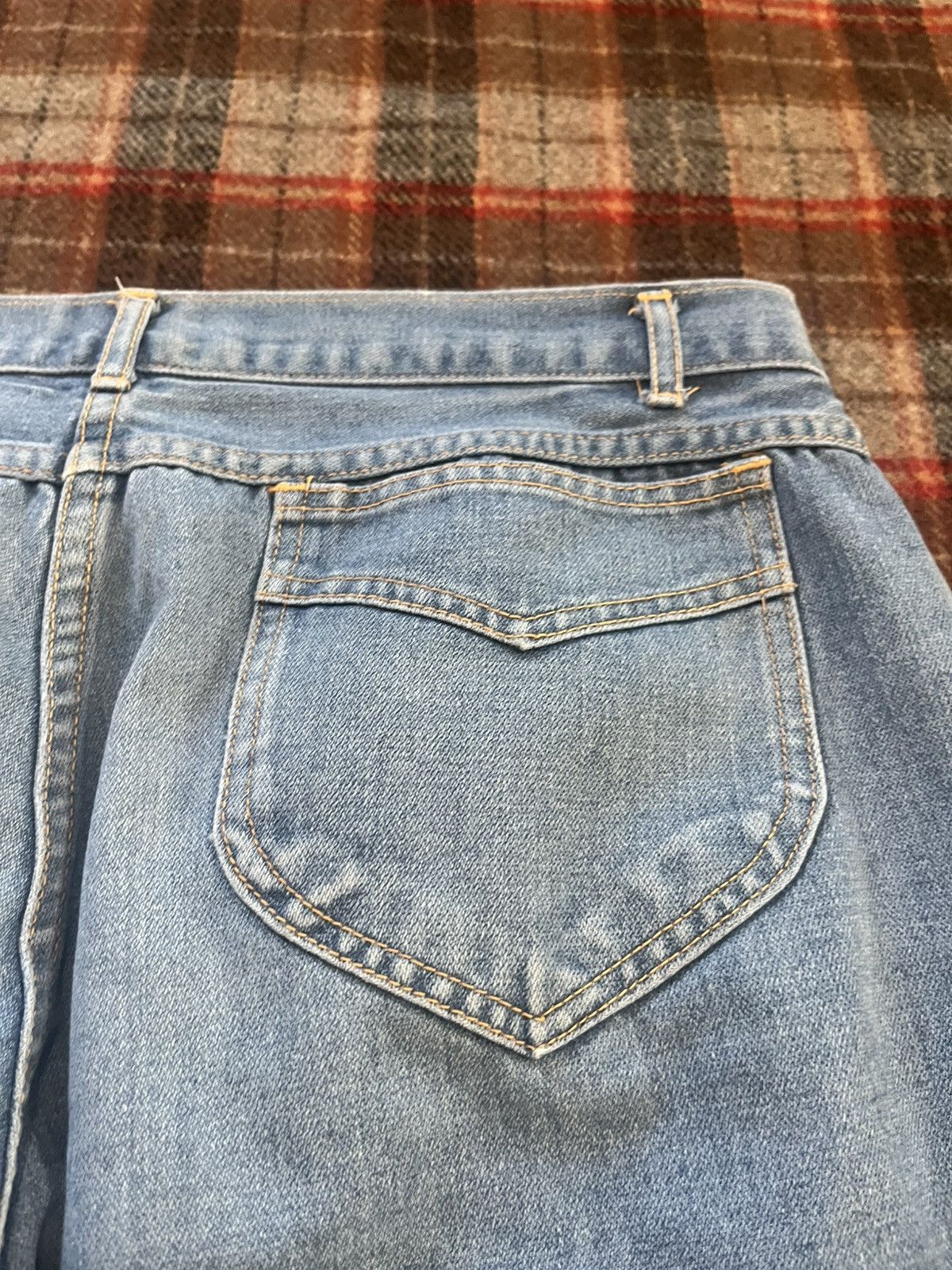 Other Vintage 90s super wide baggy pleated Light washed pants 36 Size US 35 - 11 Thumbnail