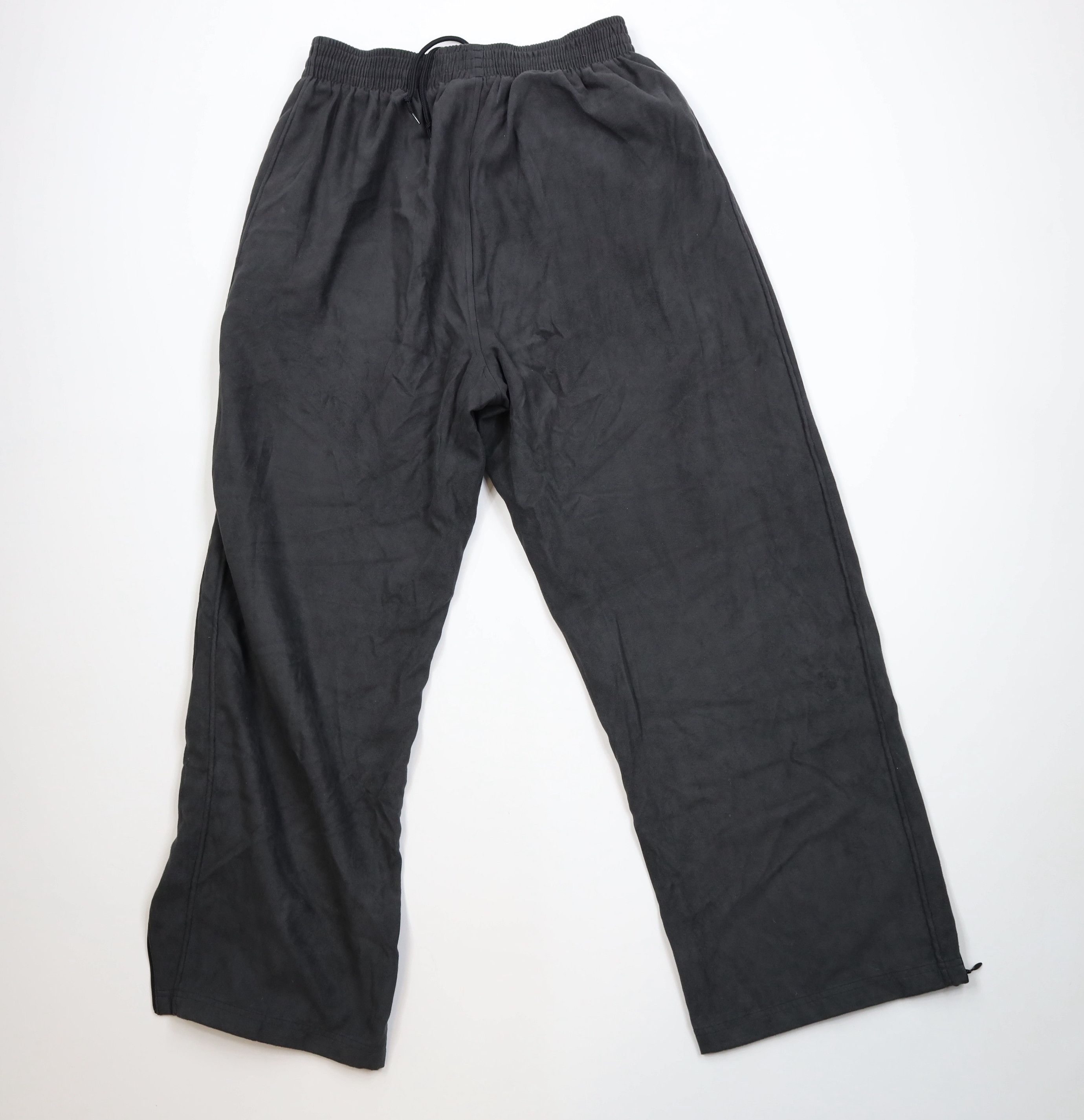 Adidas Vintage Y2K 2003 Adidas Lined Wide Leg Pants Dark Gray Size US 36 / EU 52 - 11 Thumbnail