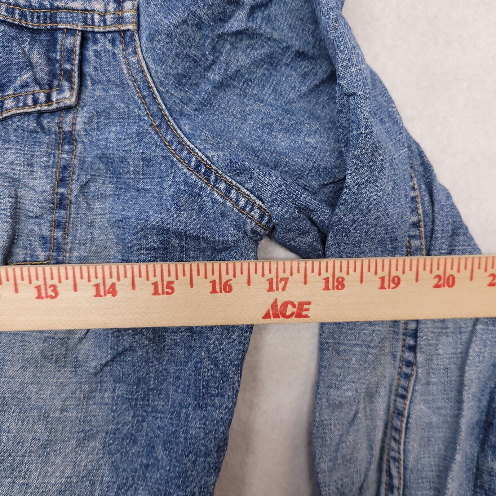 Express Express Jeans Button Up Denim Jean Jacket Womens Size M Blue Size M / US 6-8 / IT 42-44 - 6 Thumbnail