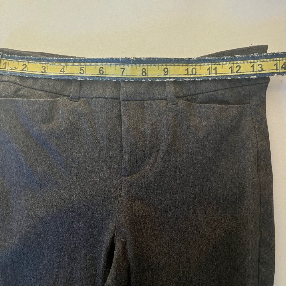 Old Navy Old Navy High Rise Pixie Skinny Ankle Pants Gray Small 4 Size 27" / US 4 / IT 40 - 6 Thumbnail