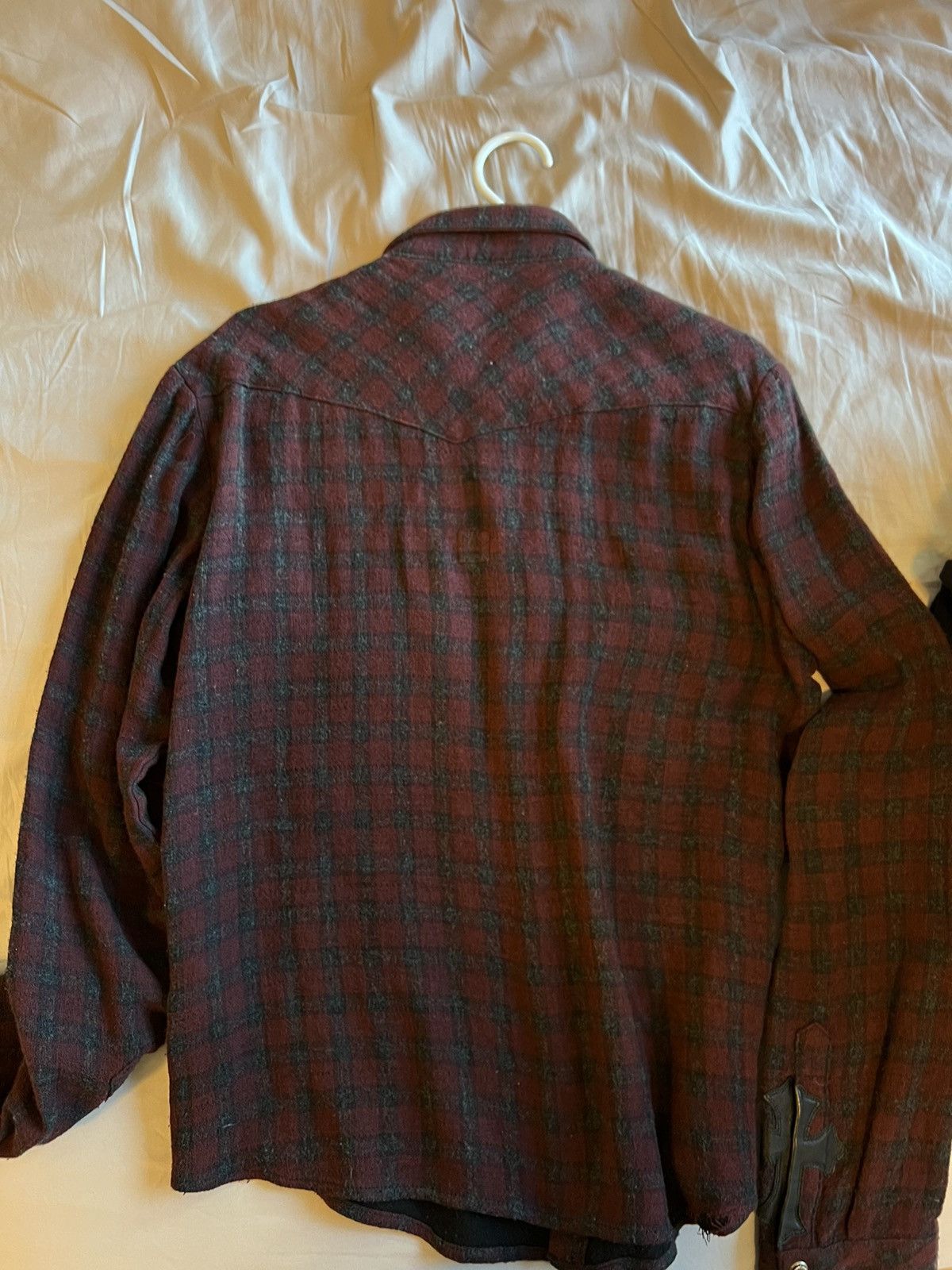 Chrome Hearts Chrome hearts flannel with cross patches on sleeves Size US M / EU 48-50 / 2 - 3 Thumbnail