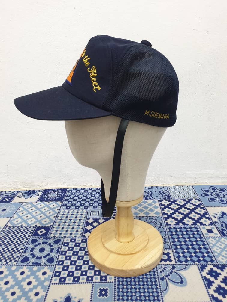 Japanese Brand Vintage ASW Blue navy cap Size ONE SIZE - 5 Thumbnail