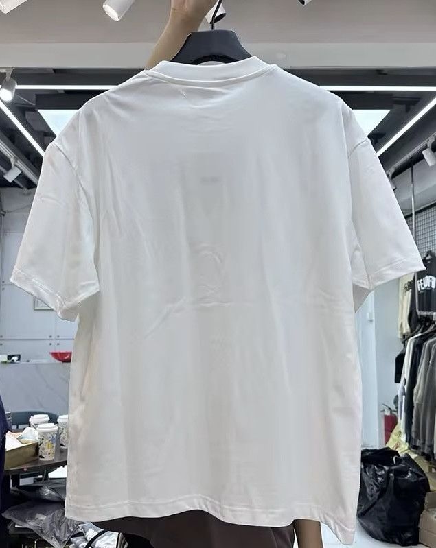 Other White Irregular Two Piece Splicing T Shirt T Shirt Size US XL / EU 56 / 4 - 2 Thumbnail