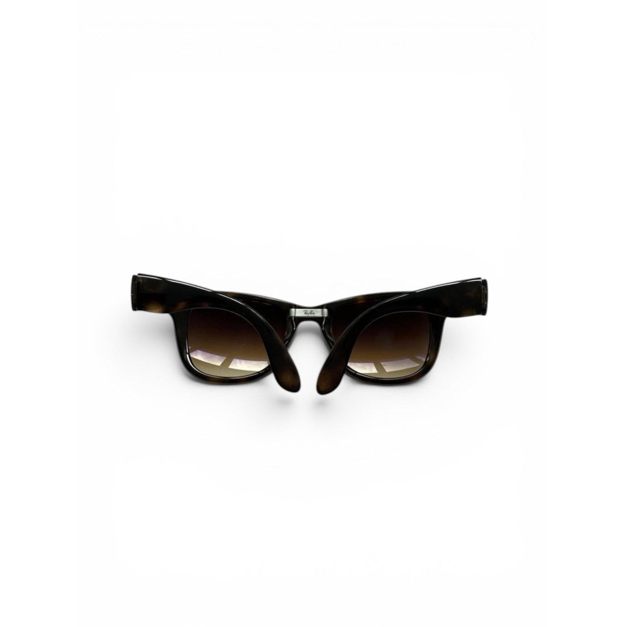 RayBan Ray Ban Folding Wayfarer Tortoiseshell Sunglasses Size ONE SIZE - 17 Thumbnail