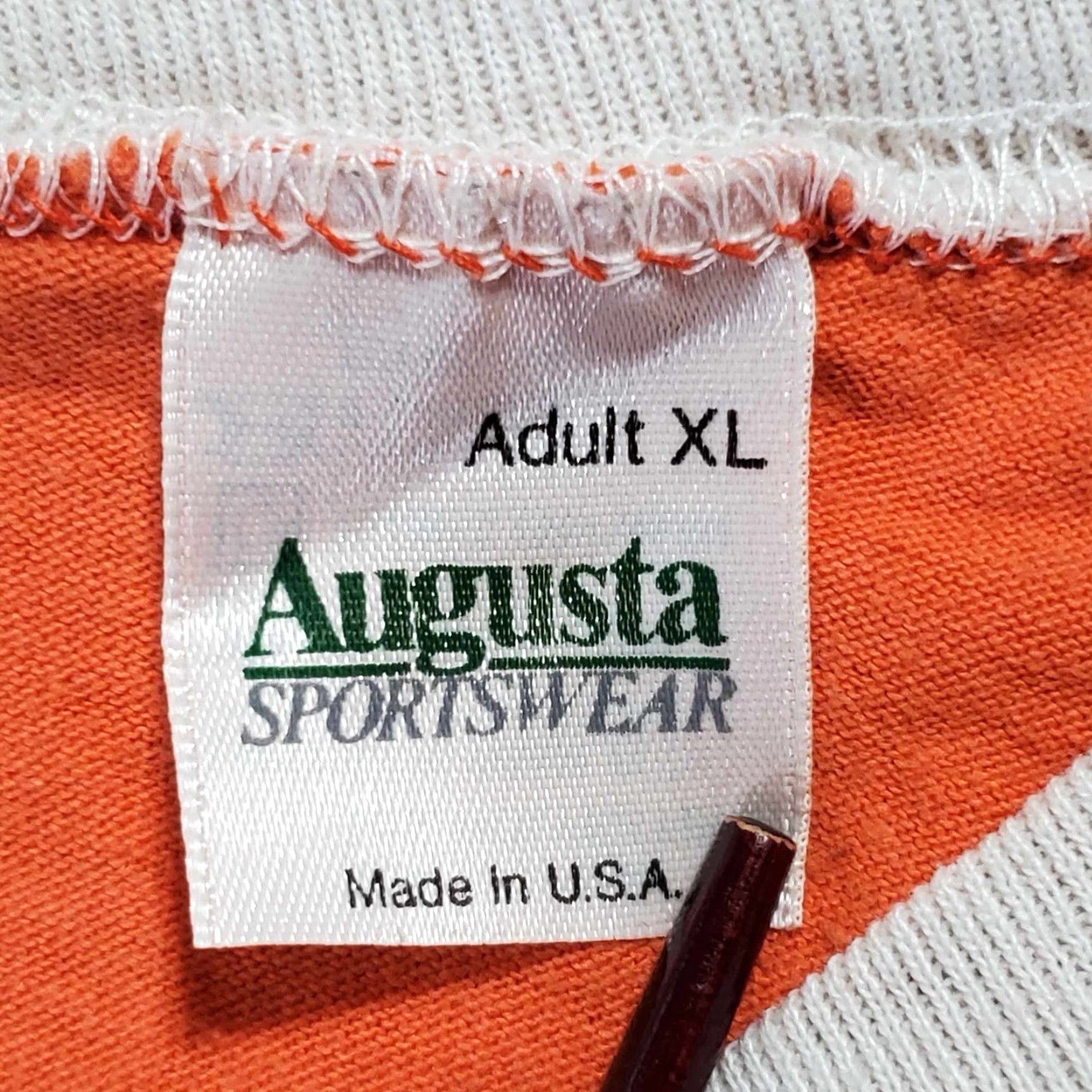 Augusta Sportswear VINTAGE Harlem Soccer Jersey Orange L / XL Men T-Shirt Activewear Soccer Augusta Sportswear Size US L / EU 52-54 / 3 - 3 Thumbnail