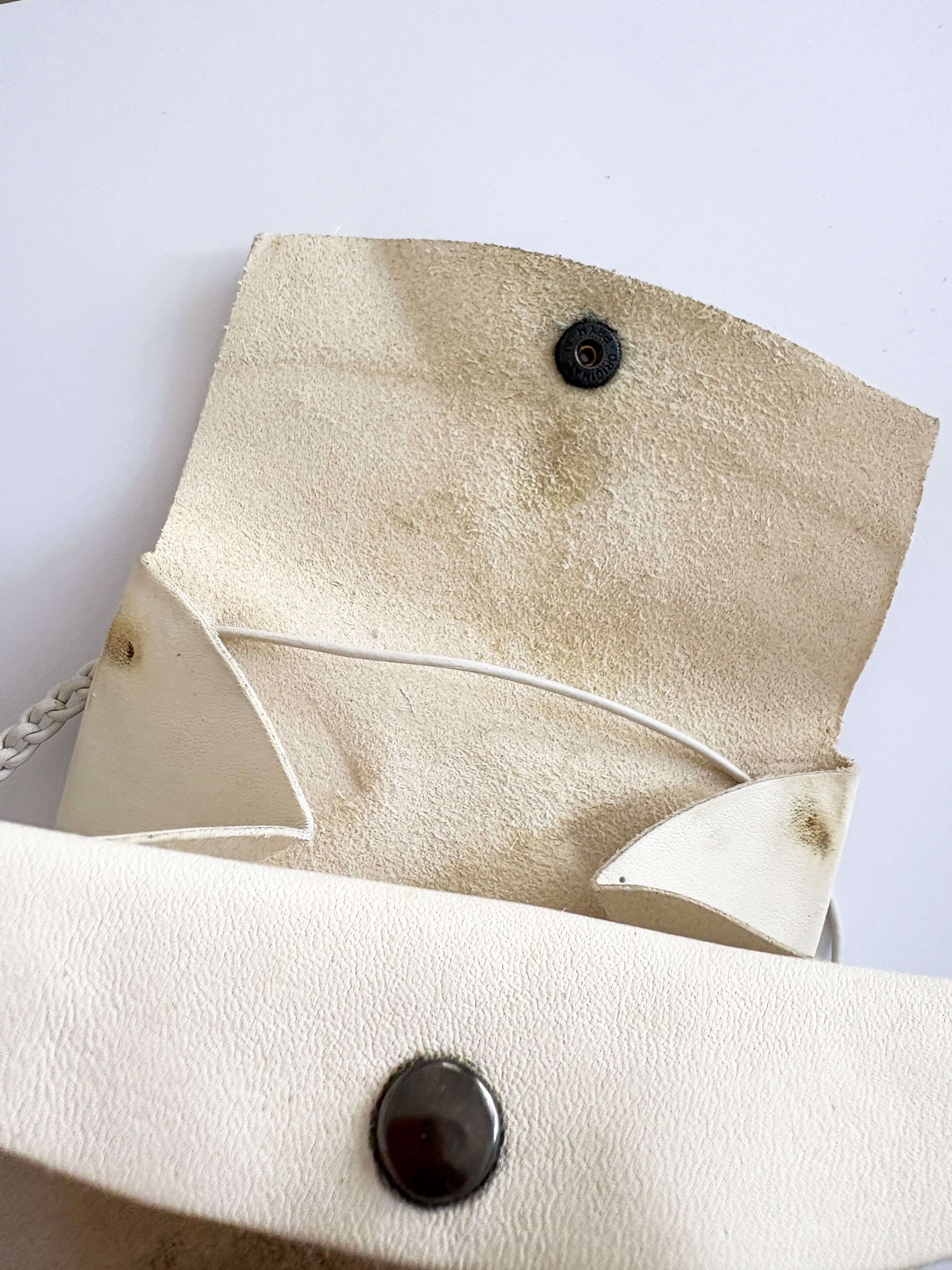 Ann Demeulemeester ⚡️QUICK SALE⚡️Ann Demeulemeester Cream Mini Leather Bag Size ONE SIZE - 6 Thumbnail