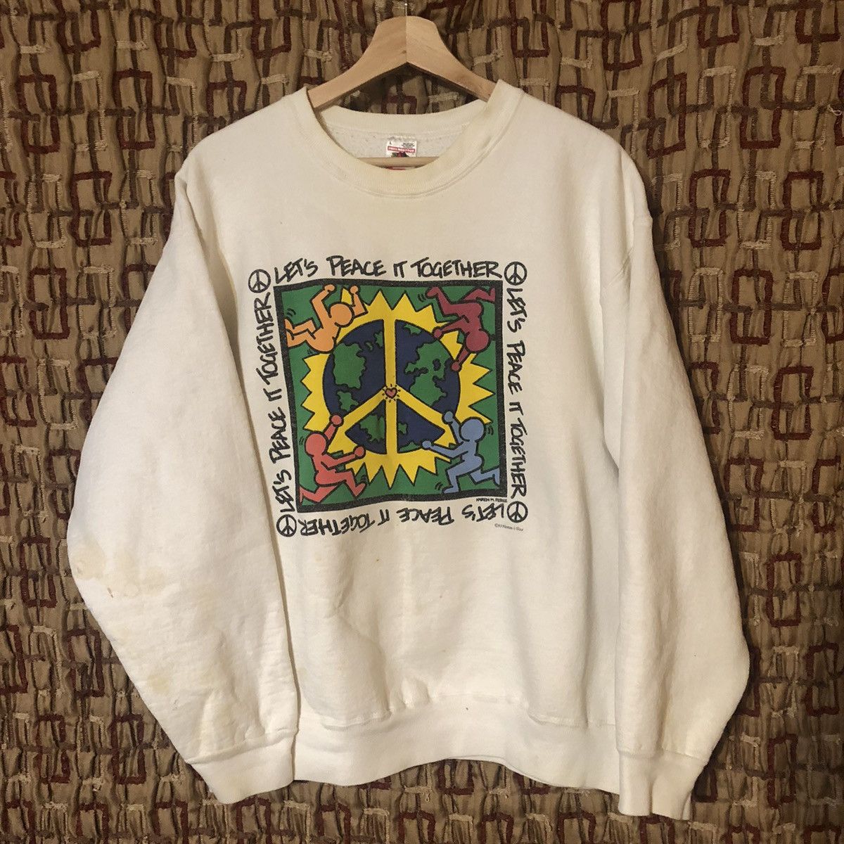 Keith Haring Lets Peace It Together | Grailed