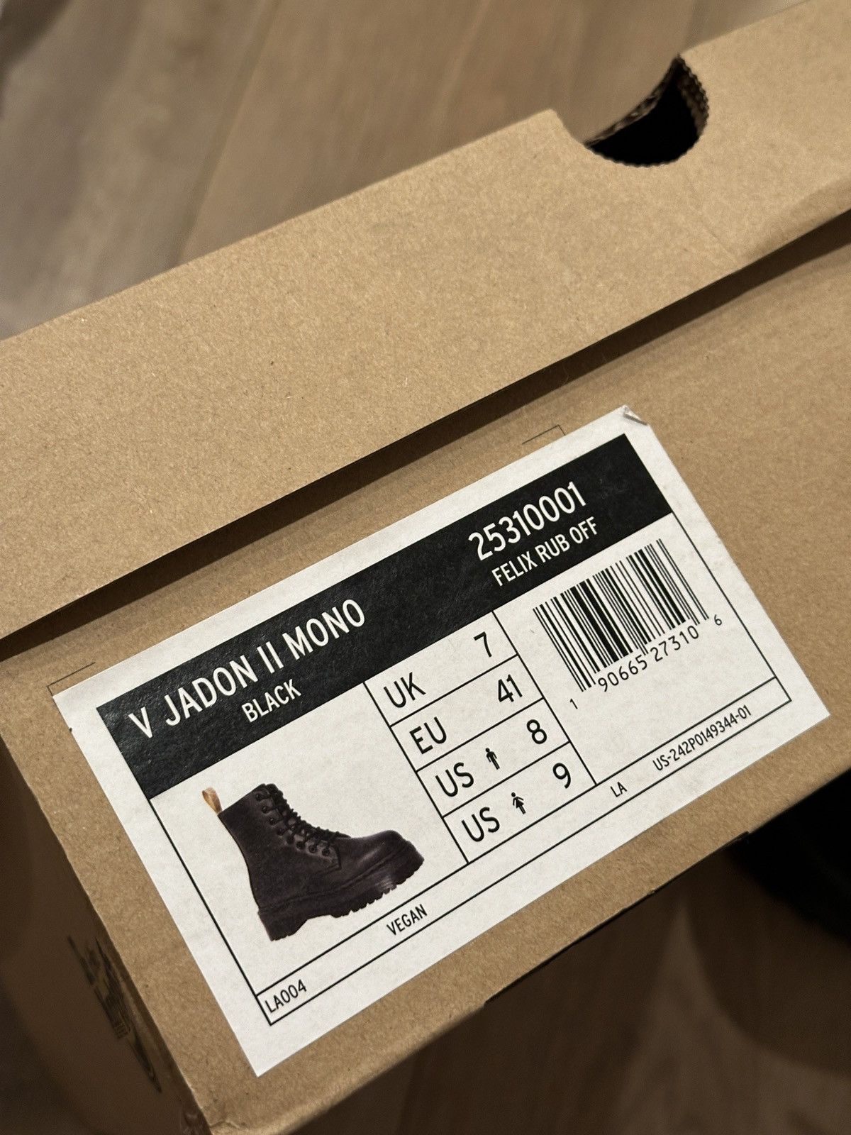 Dr. Martens VEGAN JADON II BOOT MONO PLATFORMS LEATHER COMBAT BOOTS Size US 9 / IT 39 - 16 Thumbnail