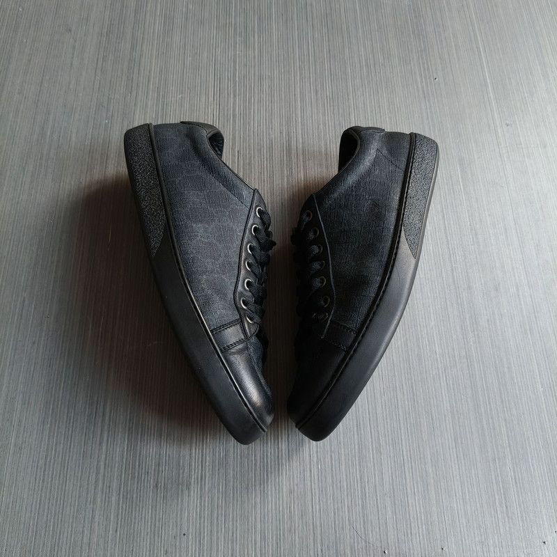 Gucci Gucci Brooklyn Black Low-Top Fashion Sneakers Size US 9 / EU 42 - 8 Thumbnail