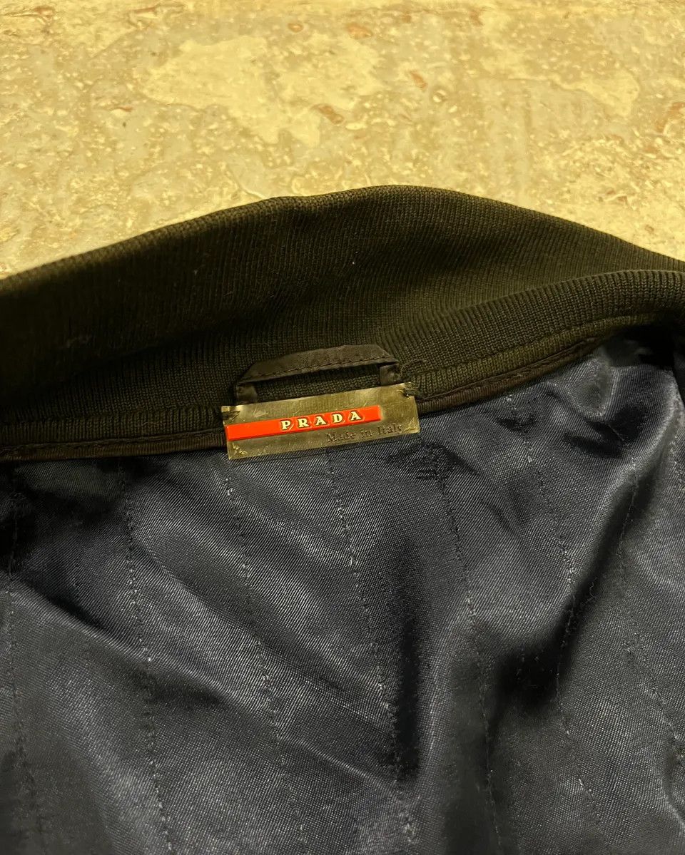 Prada AW2004 Prada Black Nylon Bomber Jacket Size US M / EU 48-50 / 2 - 11 Thumbnail