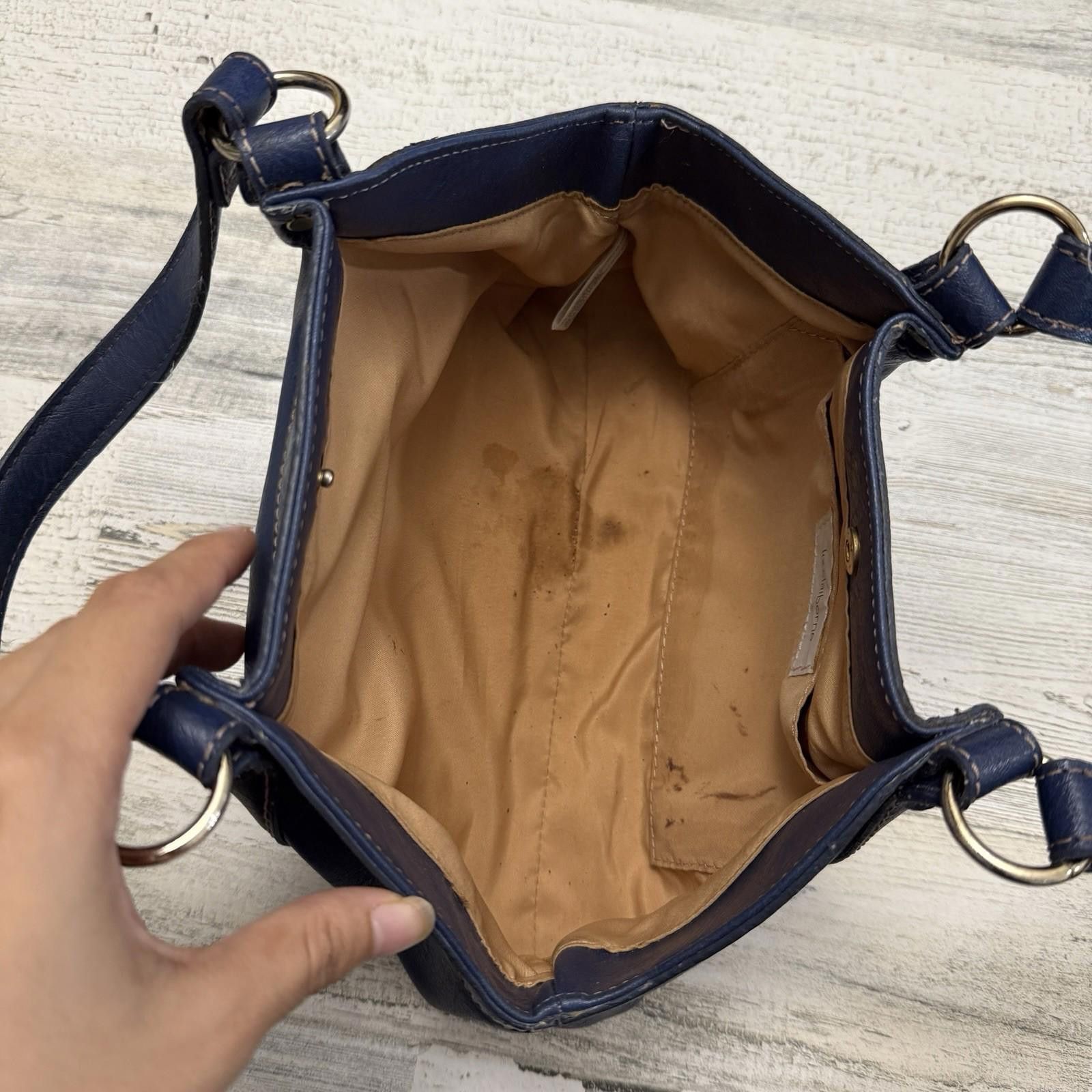 Designer Liz Claiborne Blue Clutch Purse Size ONE SIZE - 6 Thumbnail