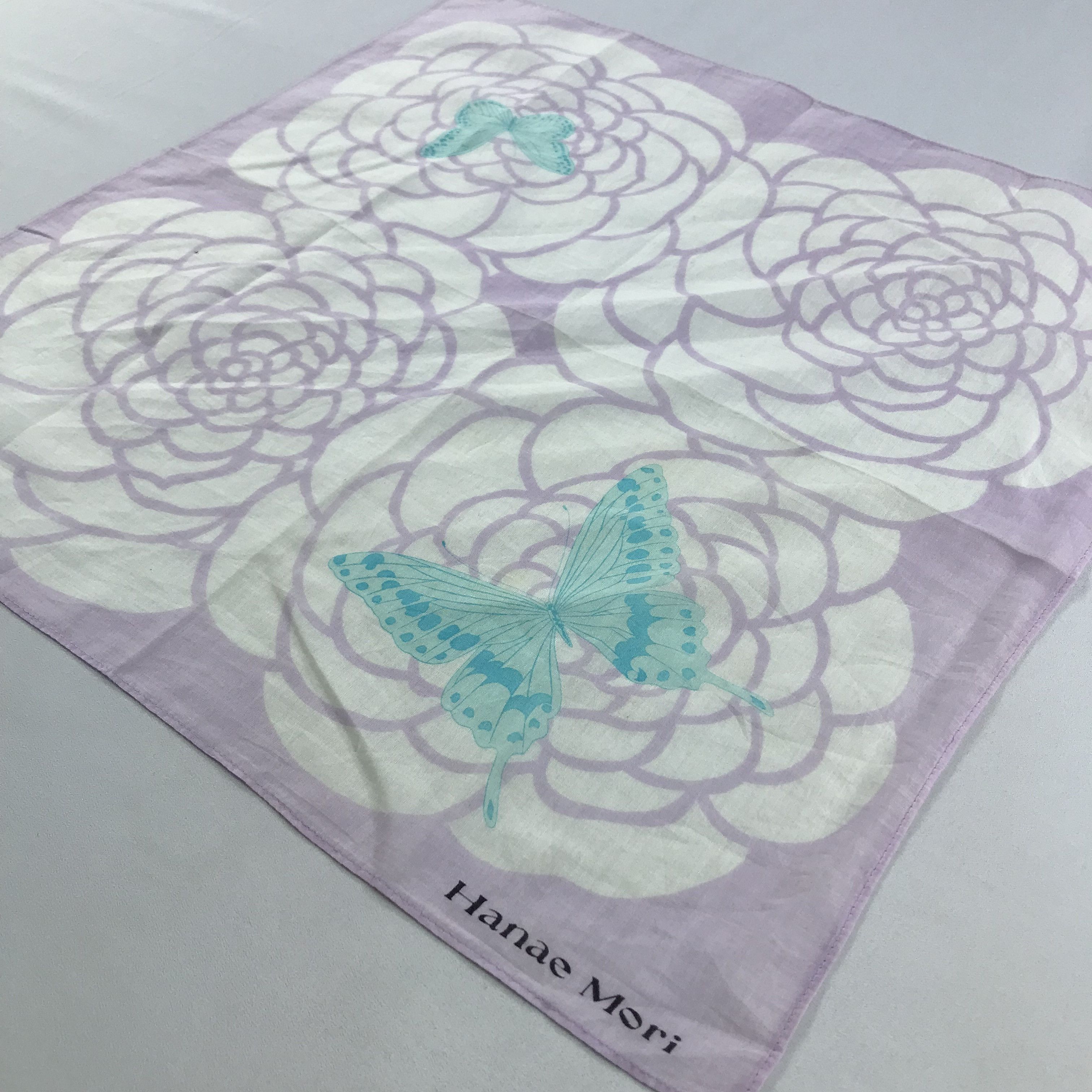 Hanae Mori × Vintage Hanae Mori Bandana / Handkerchief / Neckerchief - S2703 Size ONE SIZE - 2 Thumbnail