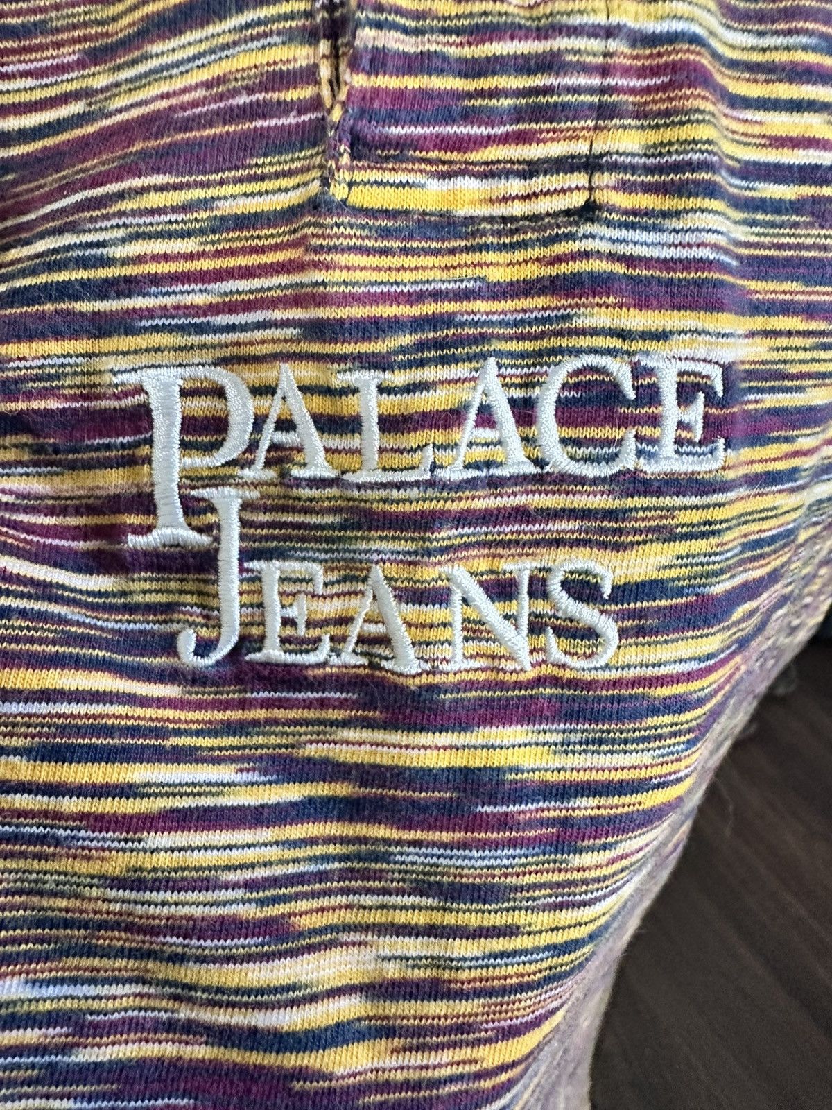 Palace Space yarn “Palace Jeans” embroidered polo shirt Size US S / EU 44-46 / 1 - 3 Thumbnail