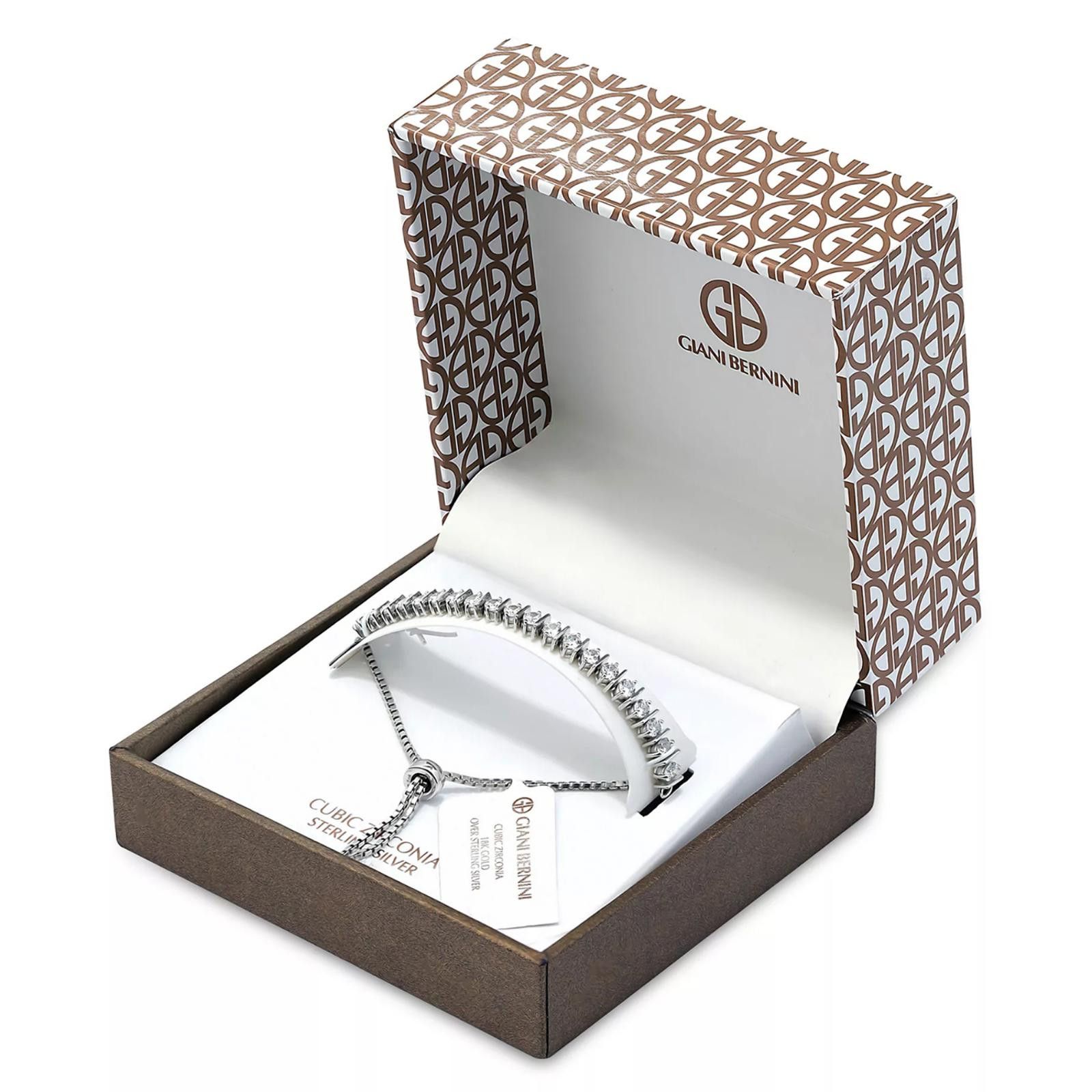 Giani Bernini Giani Bernini Cubic Zirconia Bolo Bracelet Size ONE SIZE - 2 Thumbnail