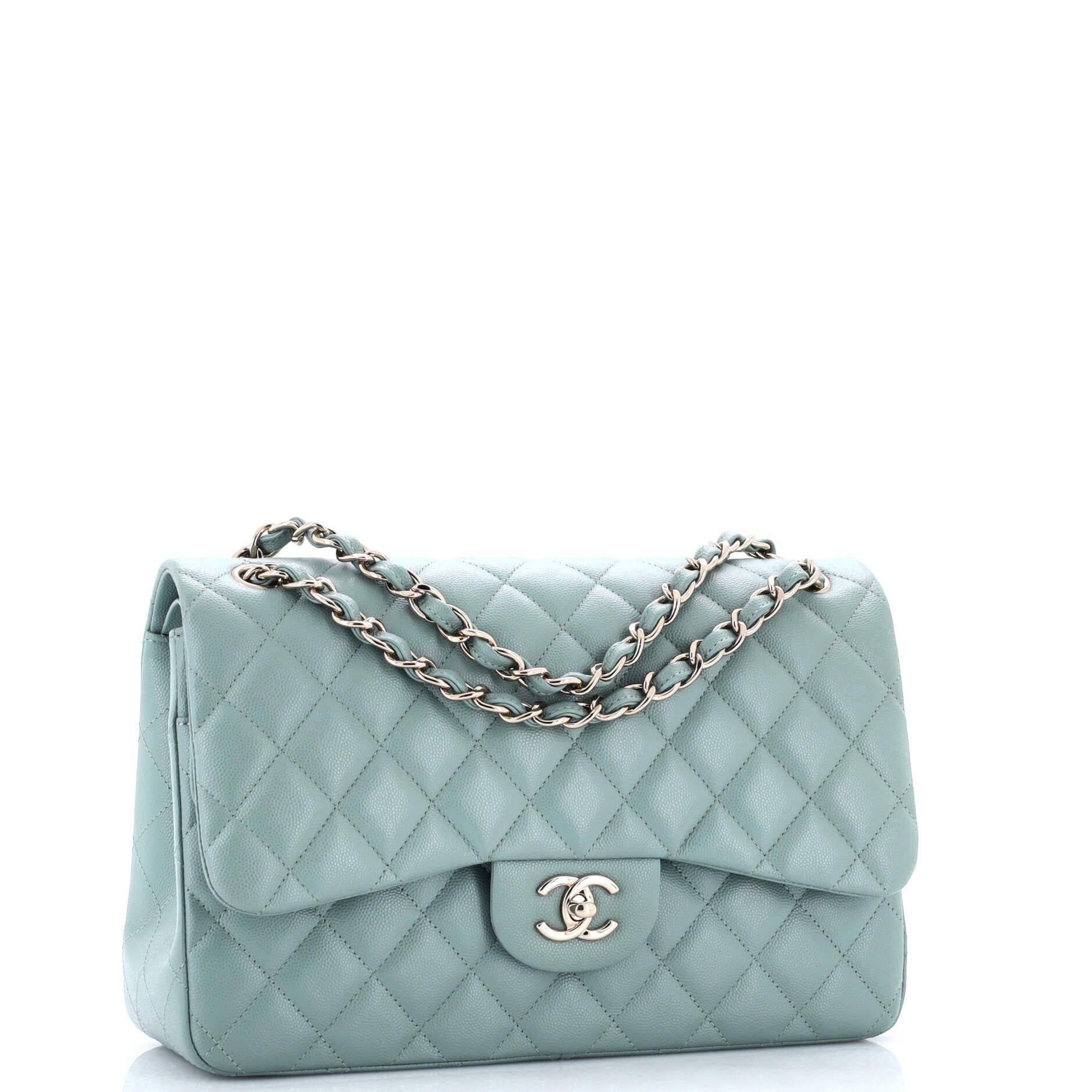 Chanel Classic Double Flap Bag Quilted Caviar Jumbo Size ONE SIZE - 1 Thumbnail