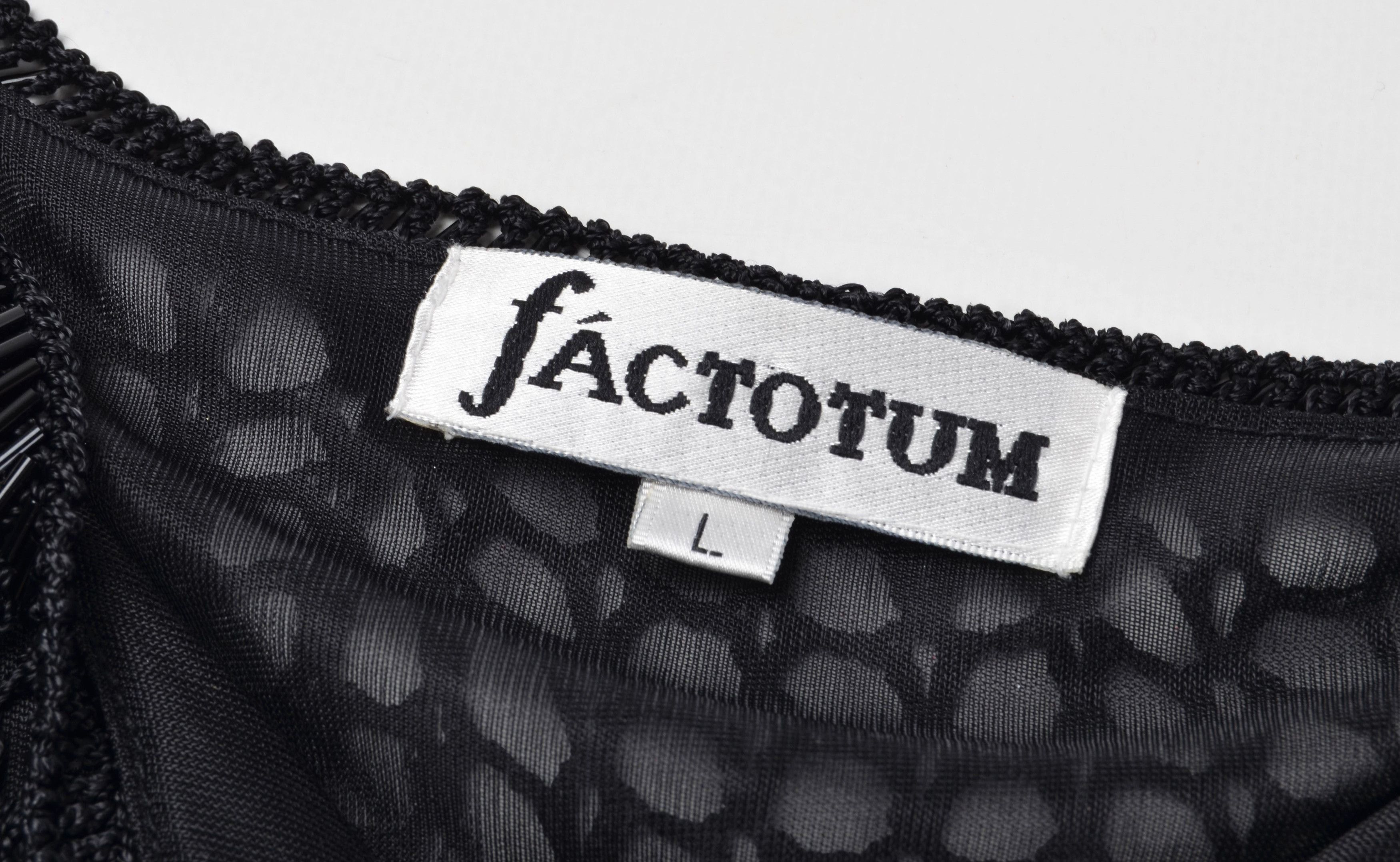 Vintage Factotum Vintage Y2K Grunge Crochet Knit Cardigan Size L / US 10 / IT 46 - 9 Thumbnail