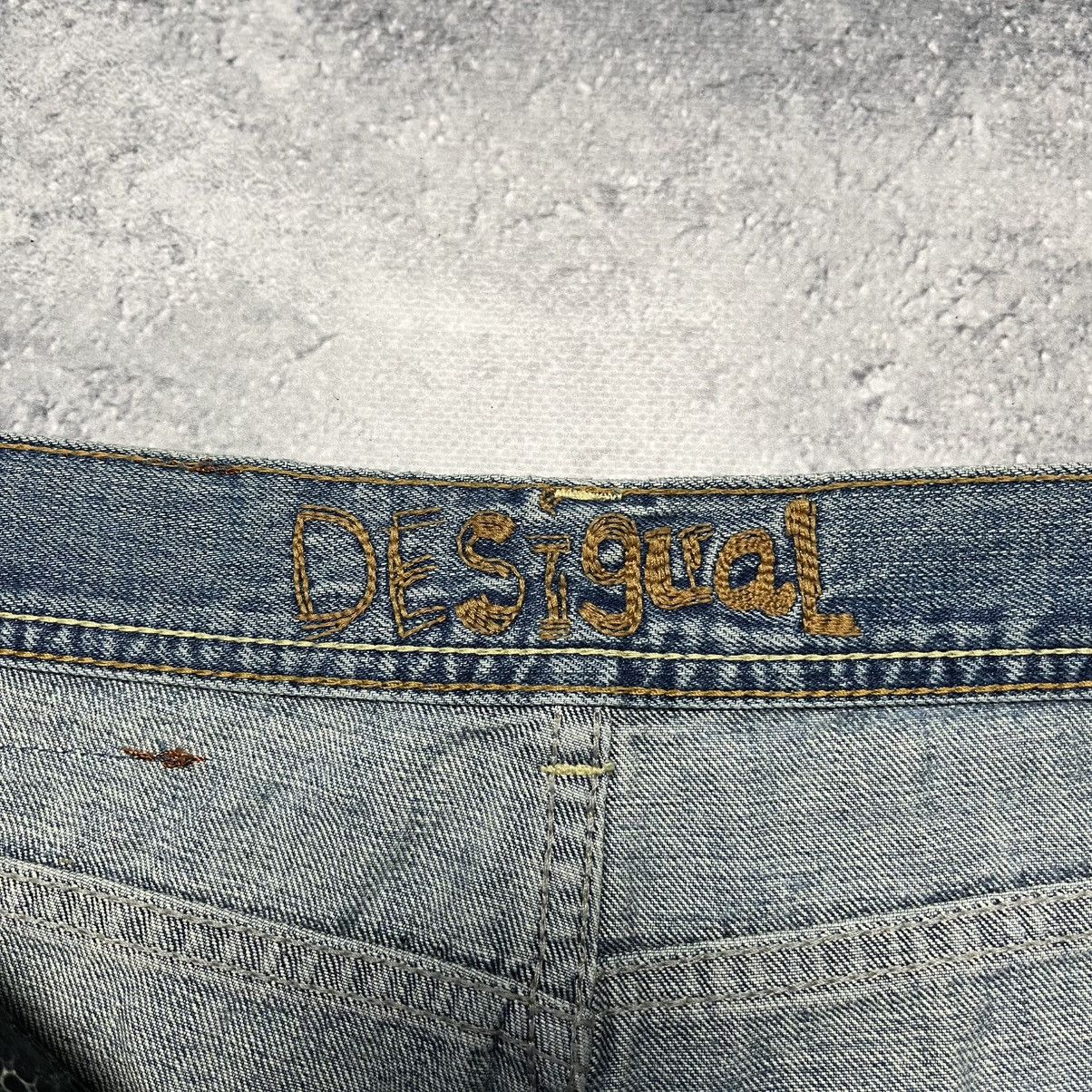 Desigual Vintage Desigual Distressed Trashed Denim Jeans Streetwear Size US 28 / EU 44 - 8 Thumbnail
