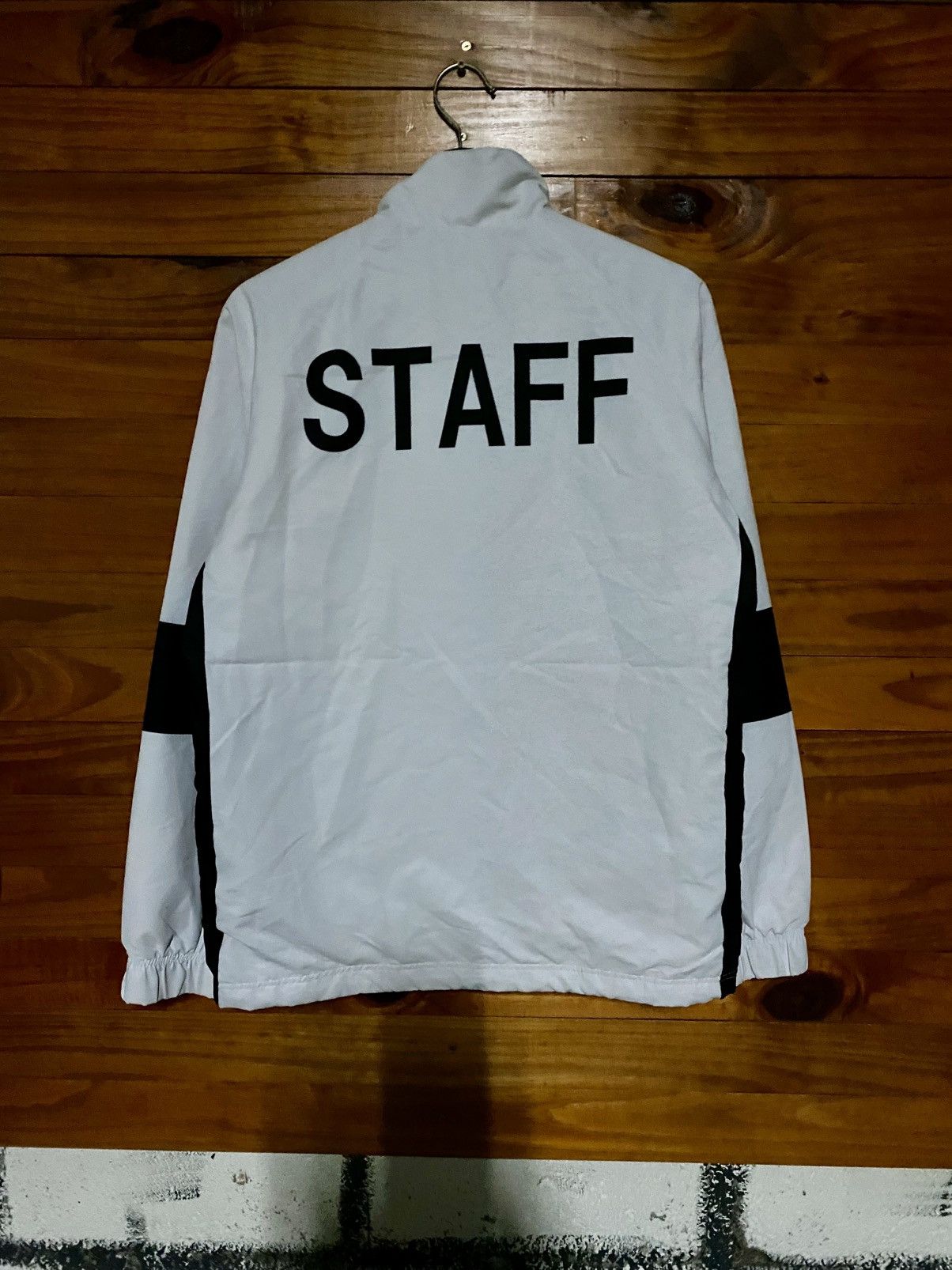 Japanese Brand Salela Staff Track Jacket | Unisex Lightweight Windbreaker Size US M / EU 48-50 / 2 - 7 Thumbnail