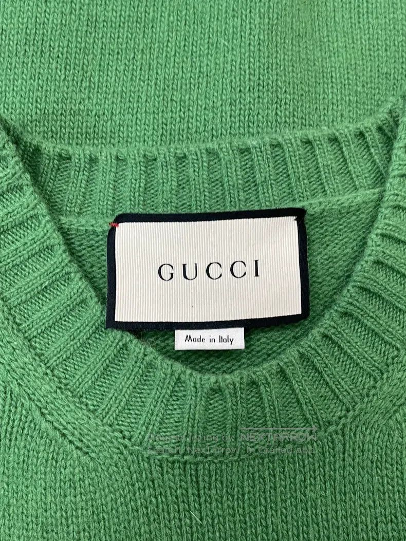 Gucci Gucci Green Rabbit Brother Sweater Knitwear sweater Size US M / EU 48-50 / 2 - 4 Thumbnail