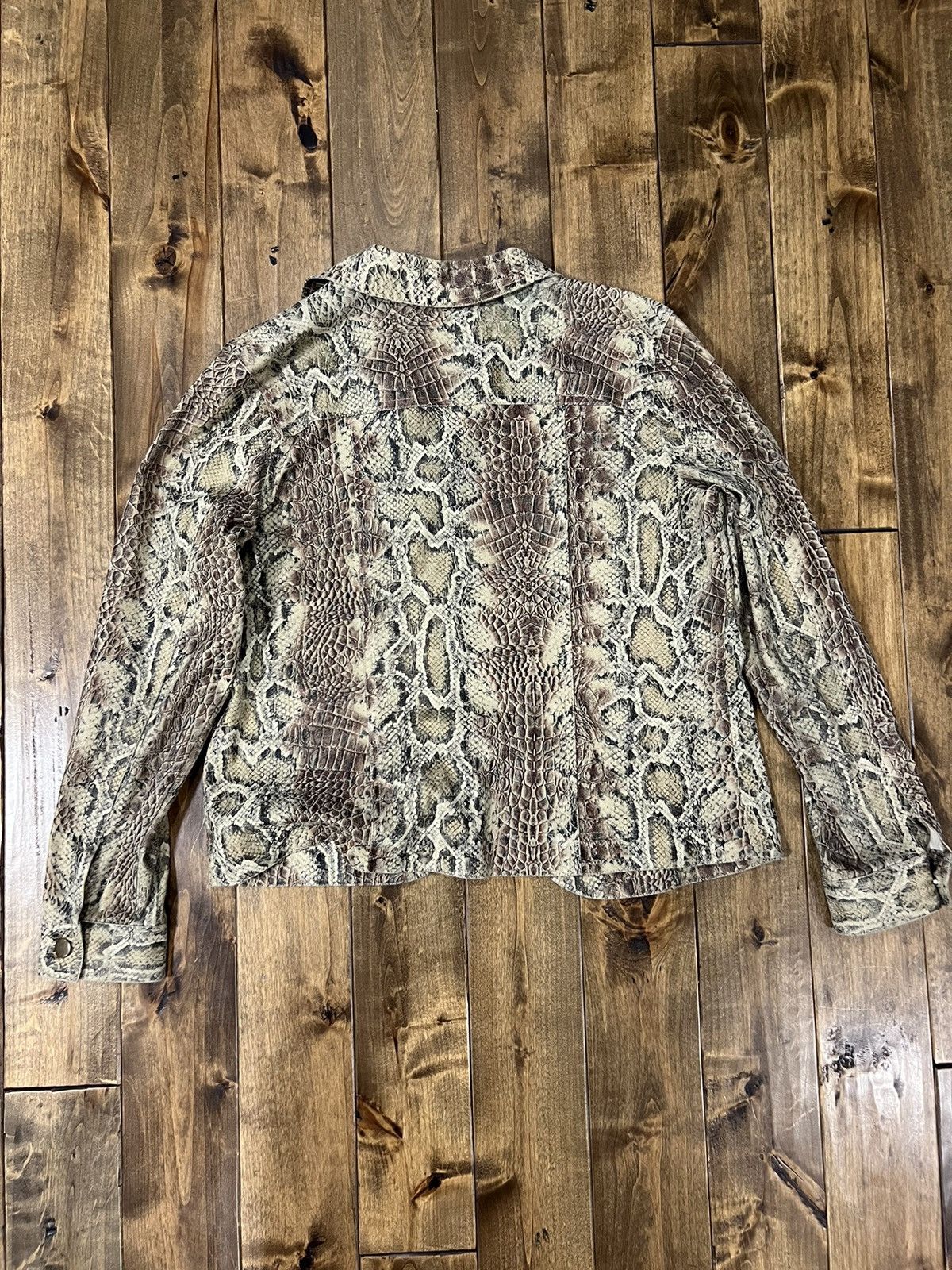 Japanese Brand × Vintage Vintage snake print cropped jacket Size US S / EU 44-46 / 1 - 4 Thumbnail