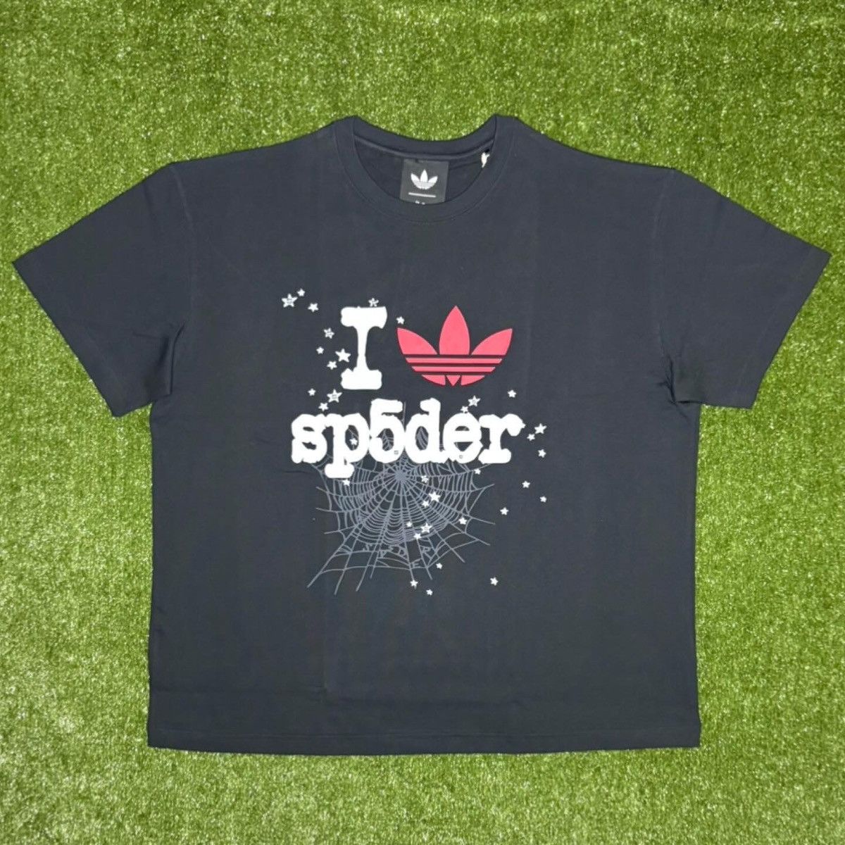 Sp5der Sp5der Worldwide Adidas Black Souvenir T-Shirt Size US XL / EU 56 / 4 - 1 Thumbnail