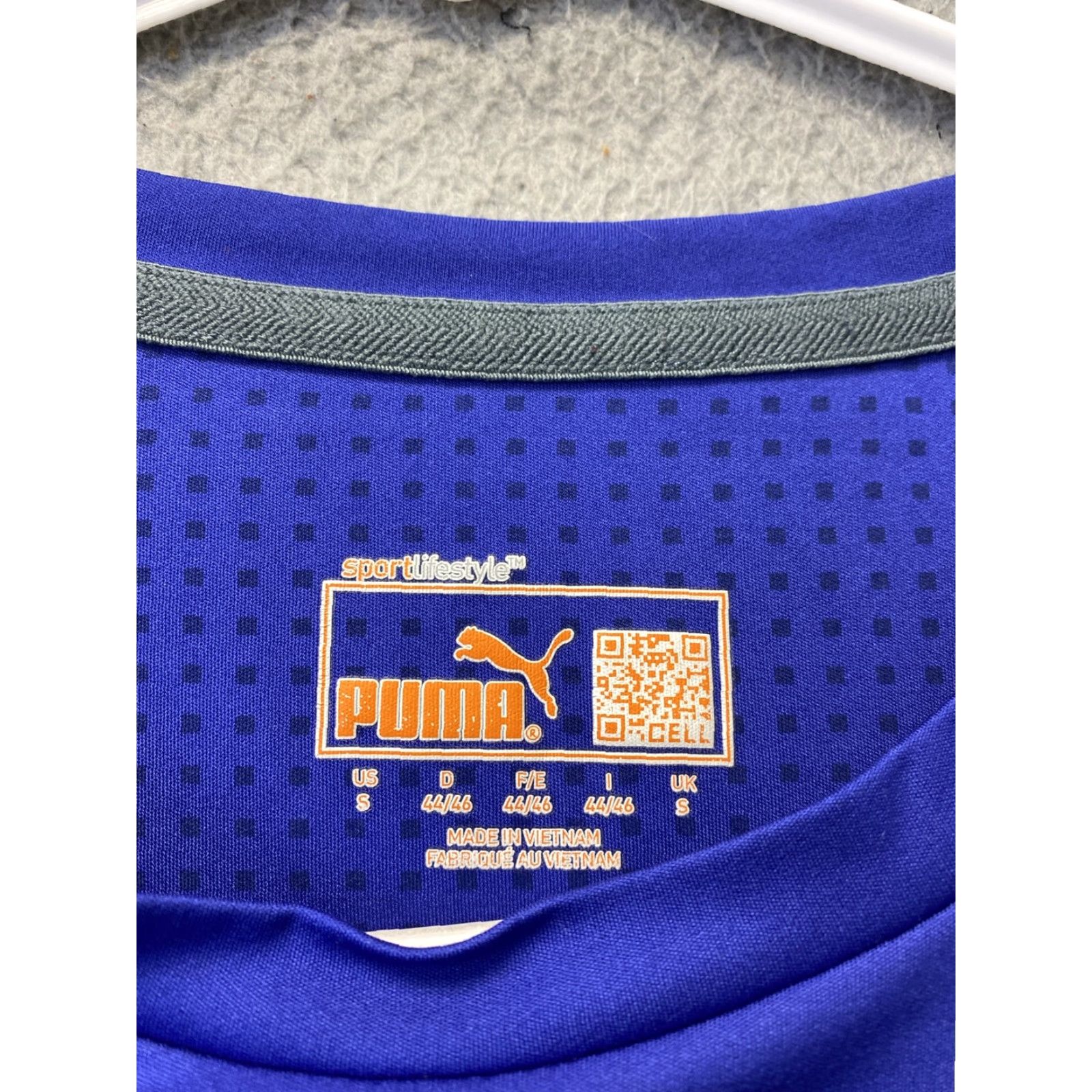 Puma PUMA Mens Shirt T-Shirt Activewear Lightweight Purple Gray S Adult Regular Logo Size US S / EU 44-46 / 1 - 3 Thumbnail