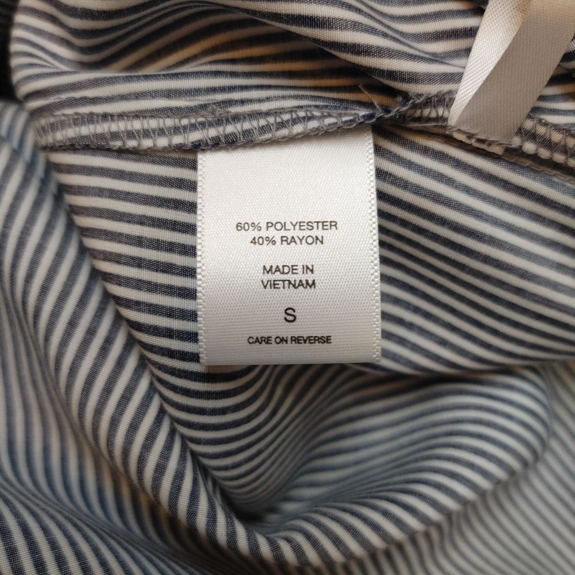 Other New York & Company 7th Avenue Design Studio White Blue Strip Size S / US 4 / IT 40 - 4 Thumbnail