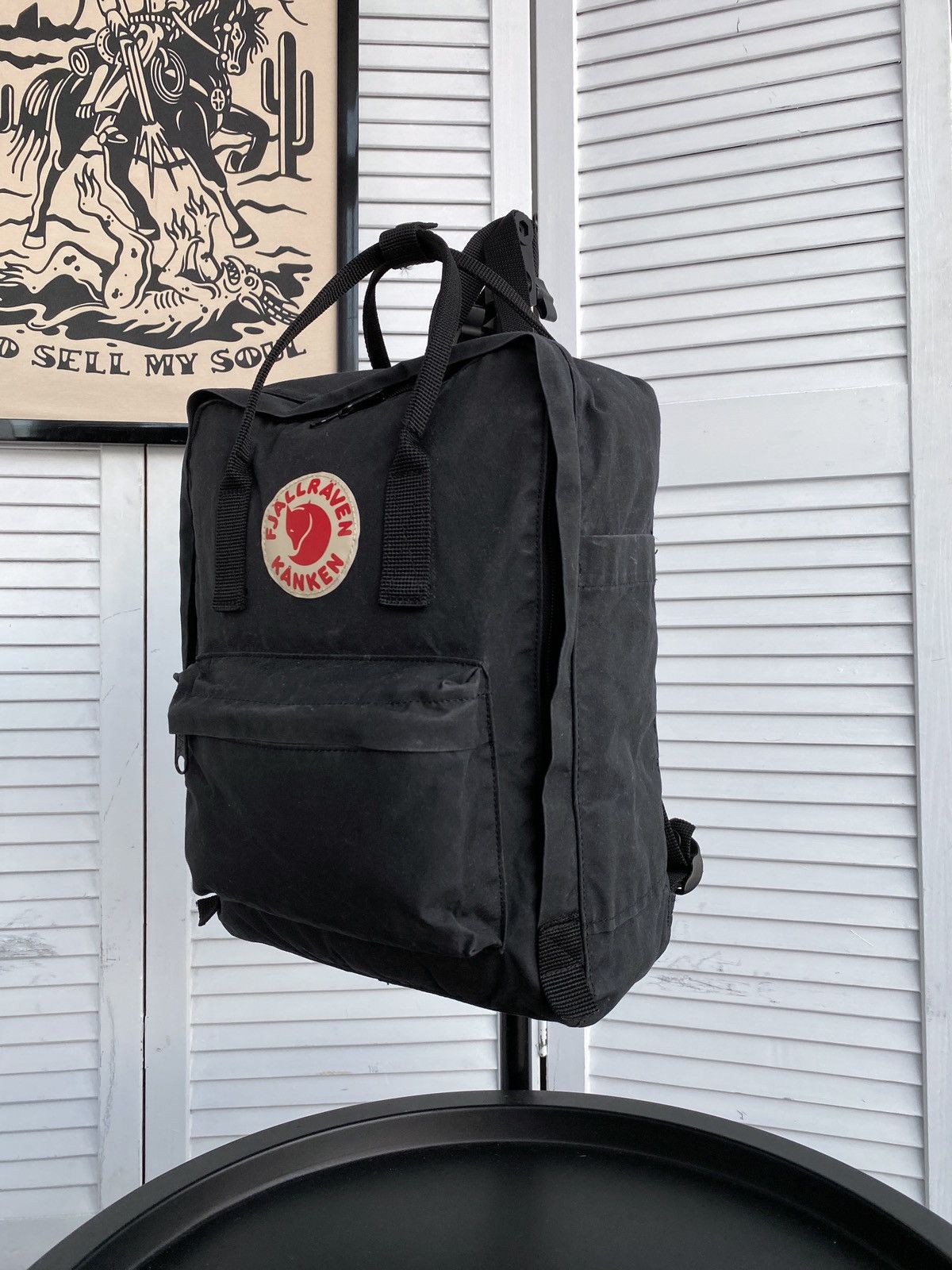 Fjallraven Fjallraven Kanken Backpack Bag Graphite Black G1000 Wax Size ONE SIZE - 5 Thumbnail