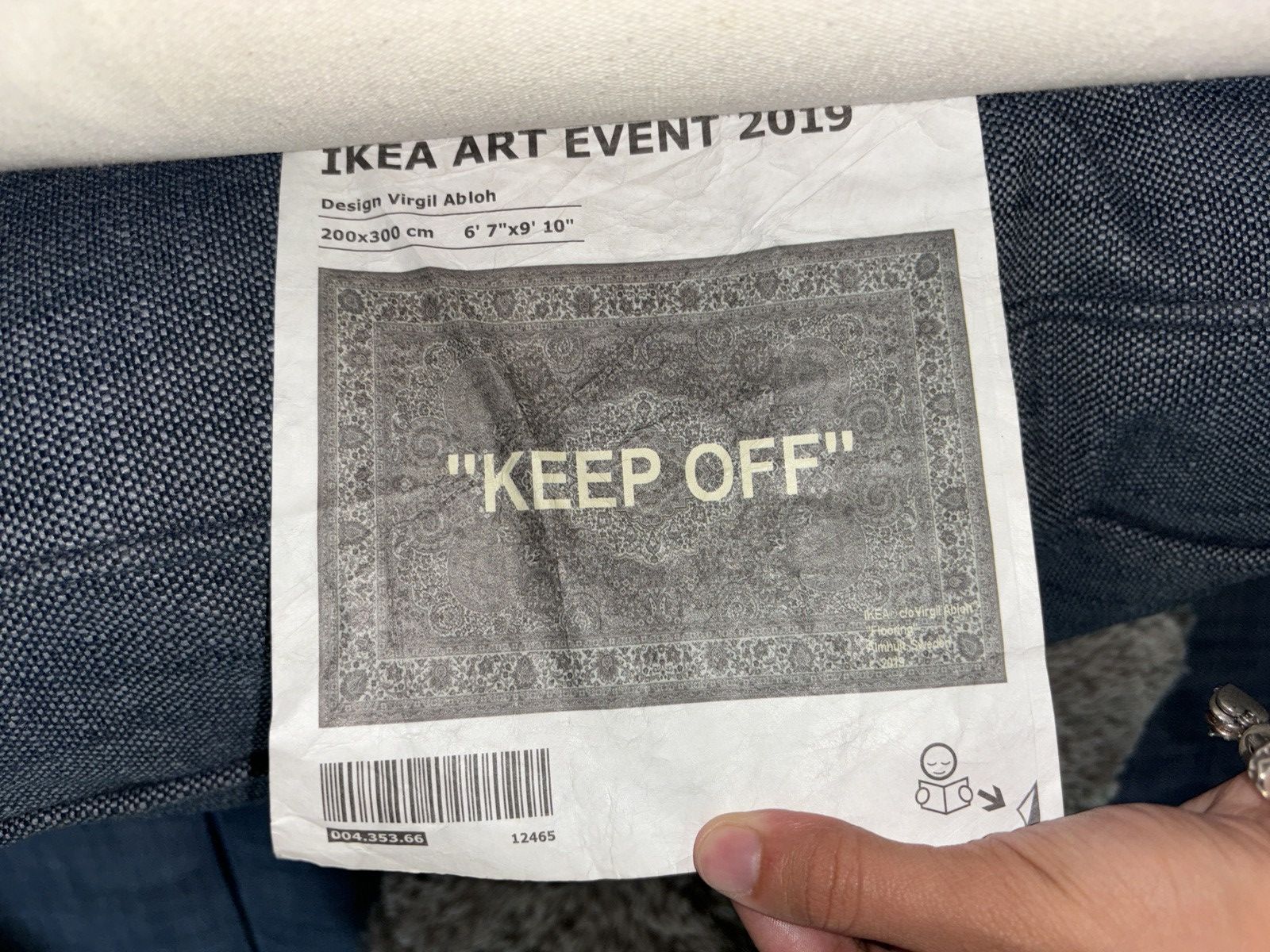 Off-White Virgil Abloh x IKEA Keep Off Rug Size ONE SIZE - 1 Thumbnail