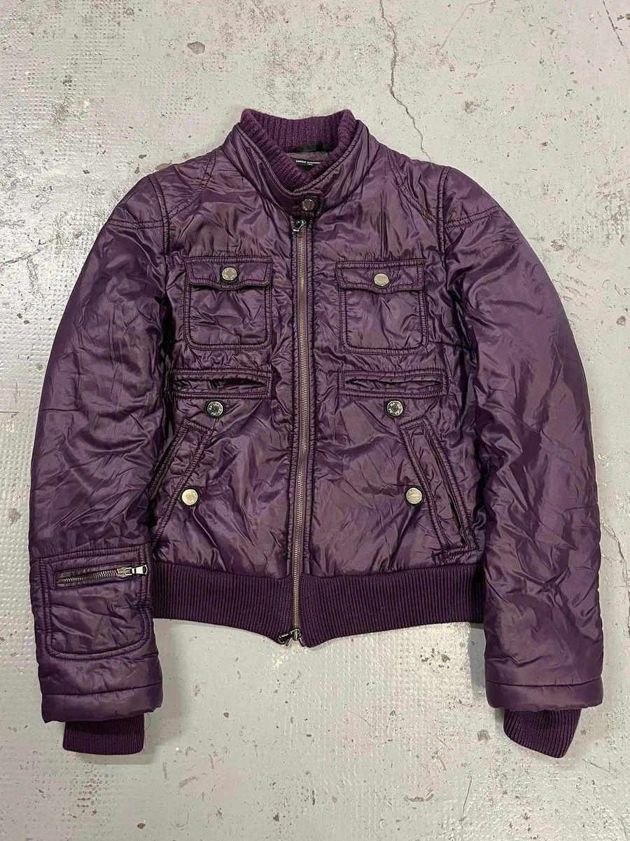 Daniele Alessandrini 2000s Daniele Alessandrini Purple Patent British Puffer Jacket Size M / US 6-8 / IT 42-44 - 8 Thumbnail
