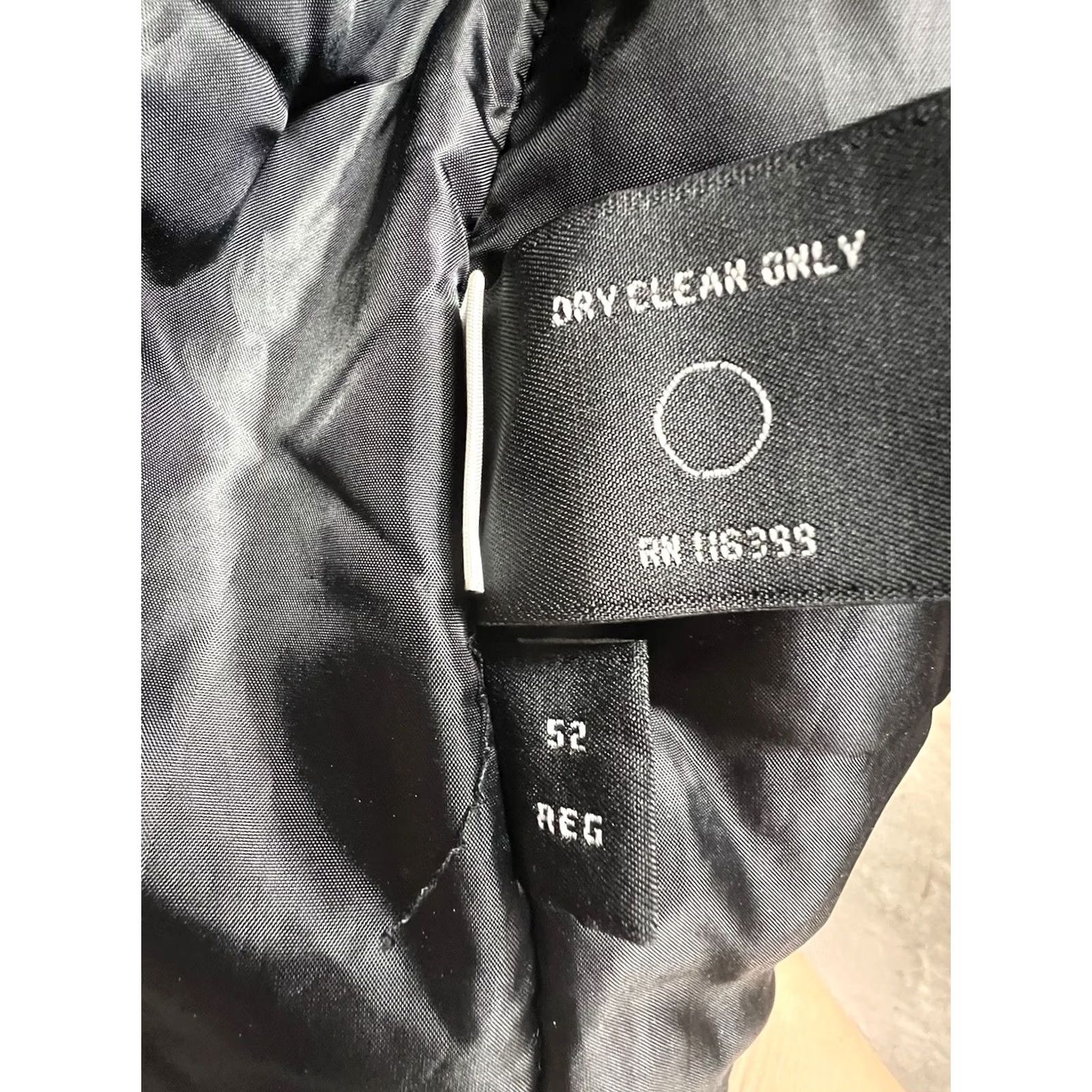 MZ Wallace VINTAGE? William Wallace Coat 52R Removable Thinsulate Lining Black Mens Long Over Coat Size US L / EU 52-54 / 3 - 4 Thumbnail
