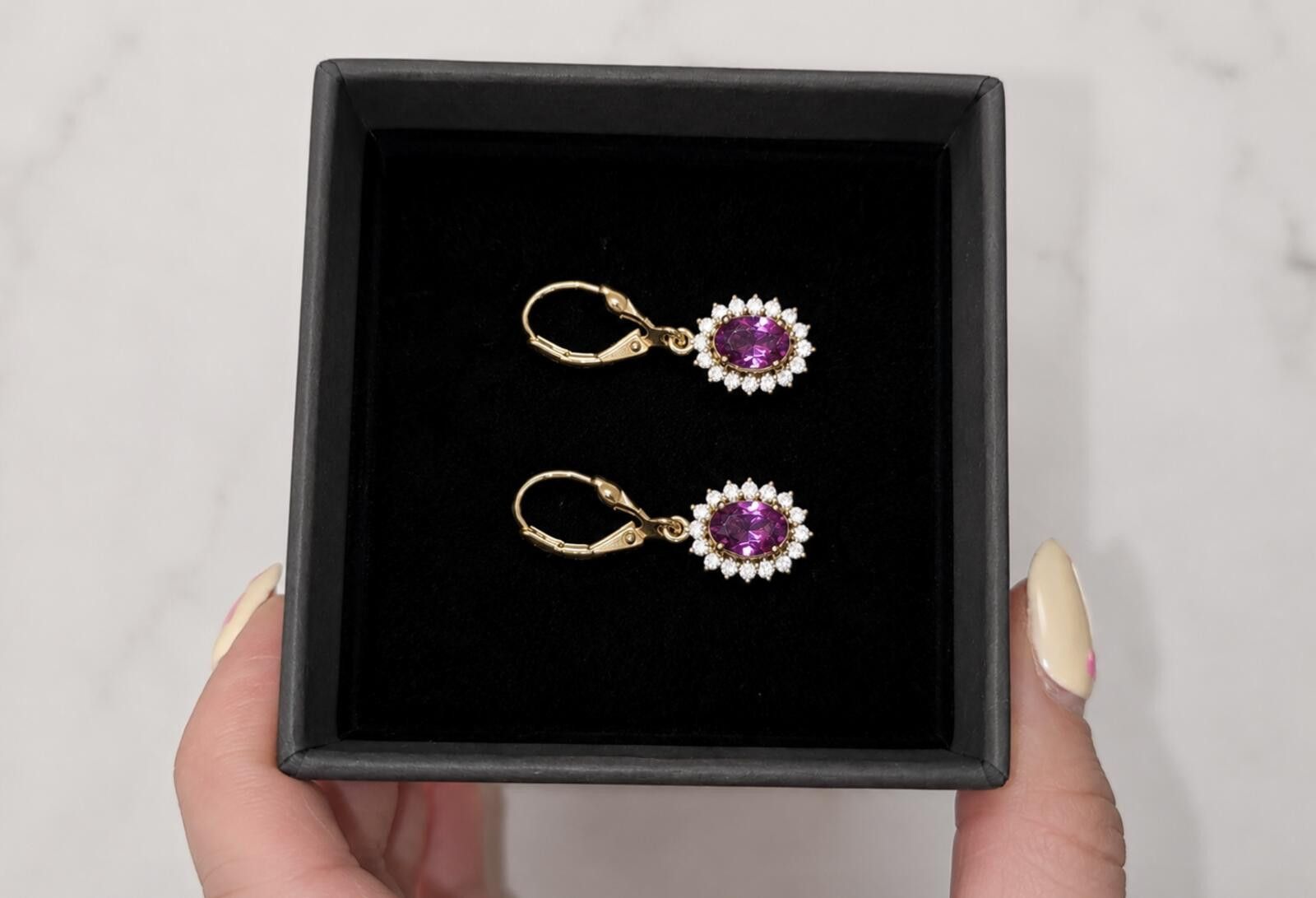 Genetic Manipulation Shinichiro Kuriya 2.26tcwEmber Purple Garnet with Moissanite 18kt Gold Vermeil Size ONE SIZE - 5 Thumbnail