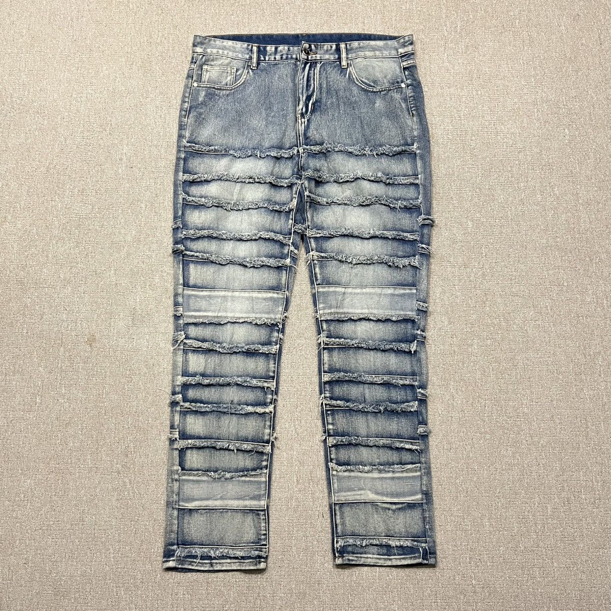 Hysteric Glamour Horizontal Distressed HG Inspired Jeans Size US 38 / EU 54 - 1 Thumbnail