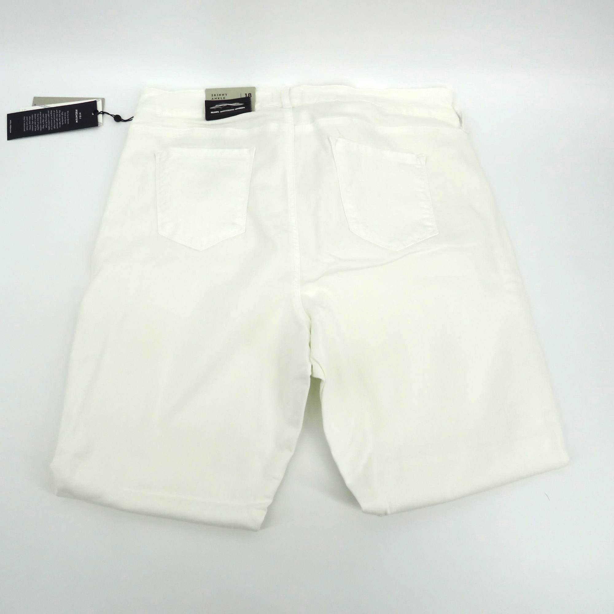 NYDJ NYDJ Premium Denim Skinny Ankle Pants White Size 18 NWT $109 Size 40" / US 18 - 5 Thumbnail