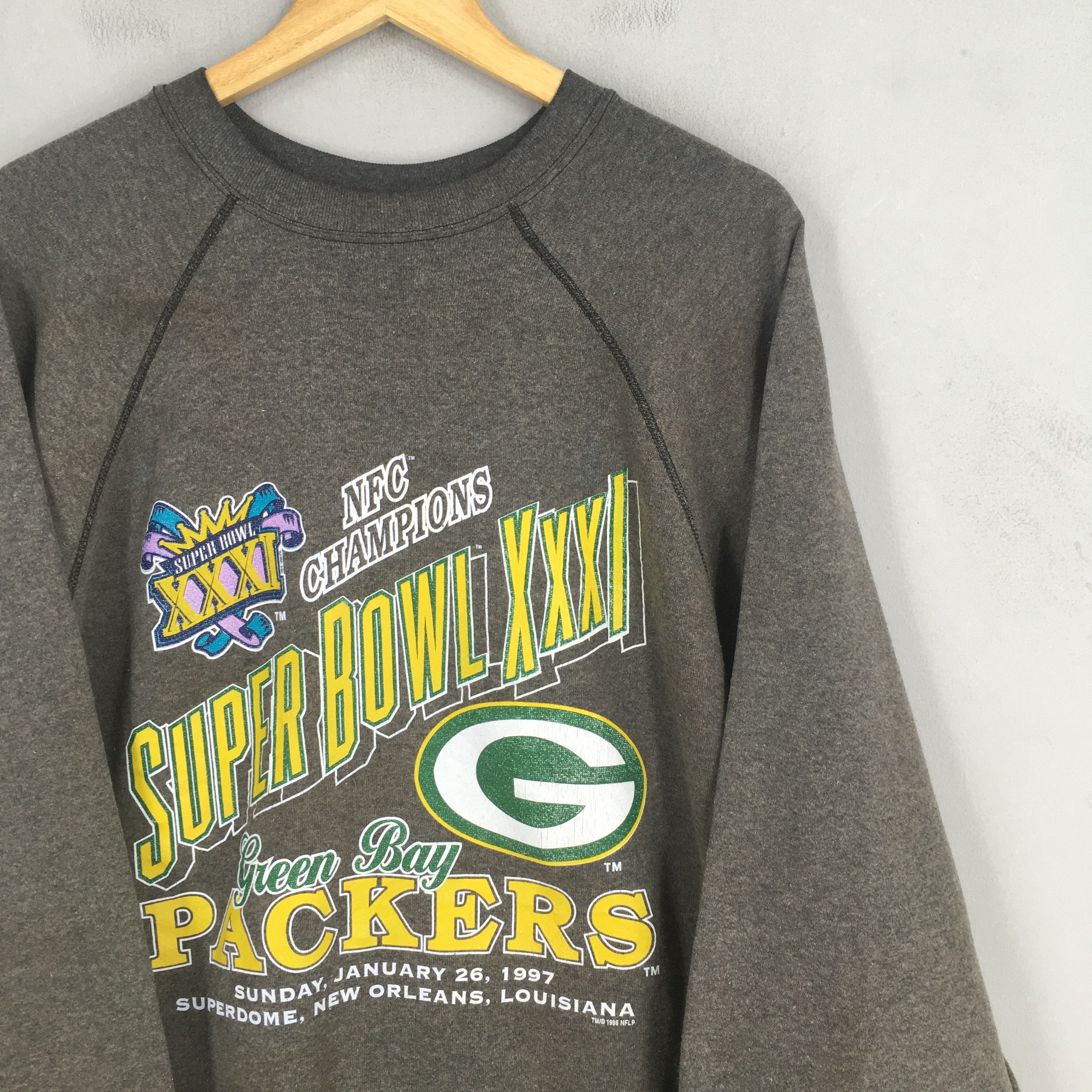 NFL Vintage Green Bay Packers Football Sweatshirt 3XLarge Size US XXL / EU 58 / 5 - 2 Thumbnail