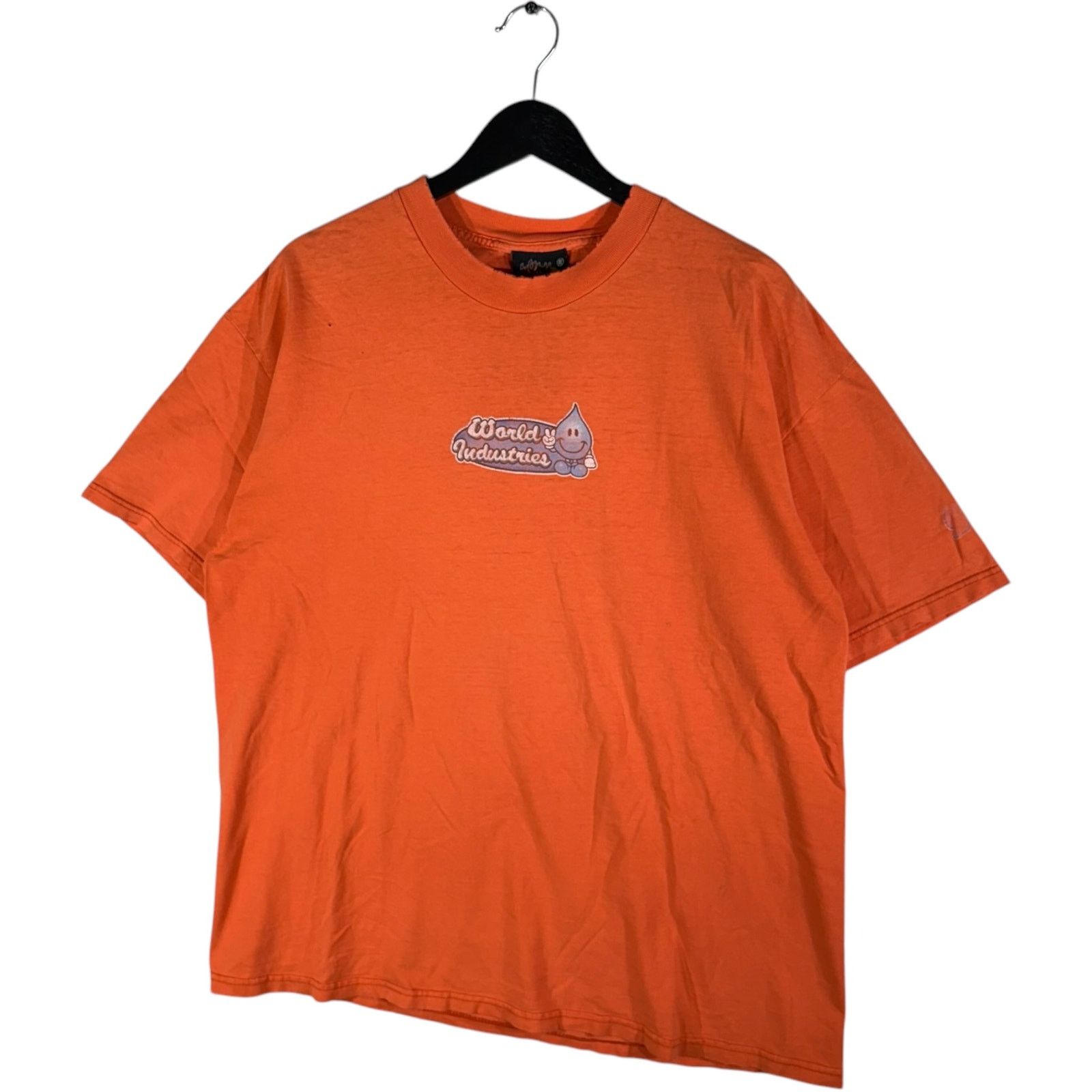 Vintage Vintage World Industries Center Logo Spellout Skate Tee XL Size US XL / EU 56 / 4 - 3 Thumbnail