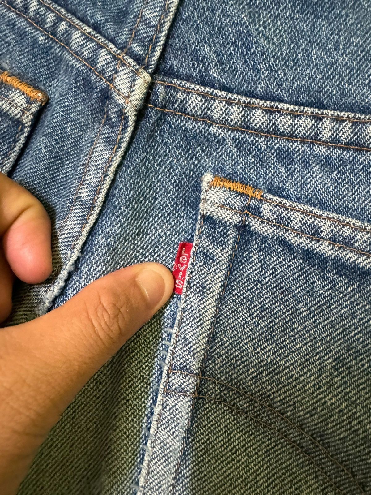 Levi's × Vintage Vintage Levi's 518 Distressed Stone Muddy Wash Denim Size US 31 - 18 Thumbnail