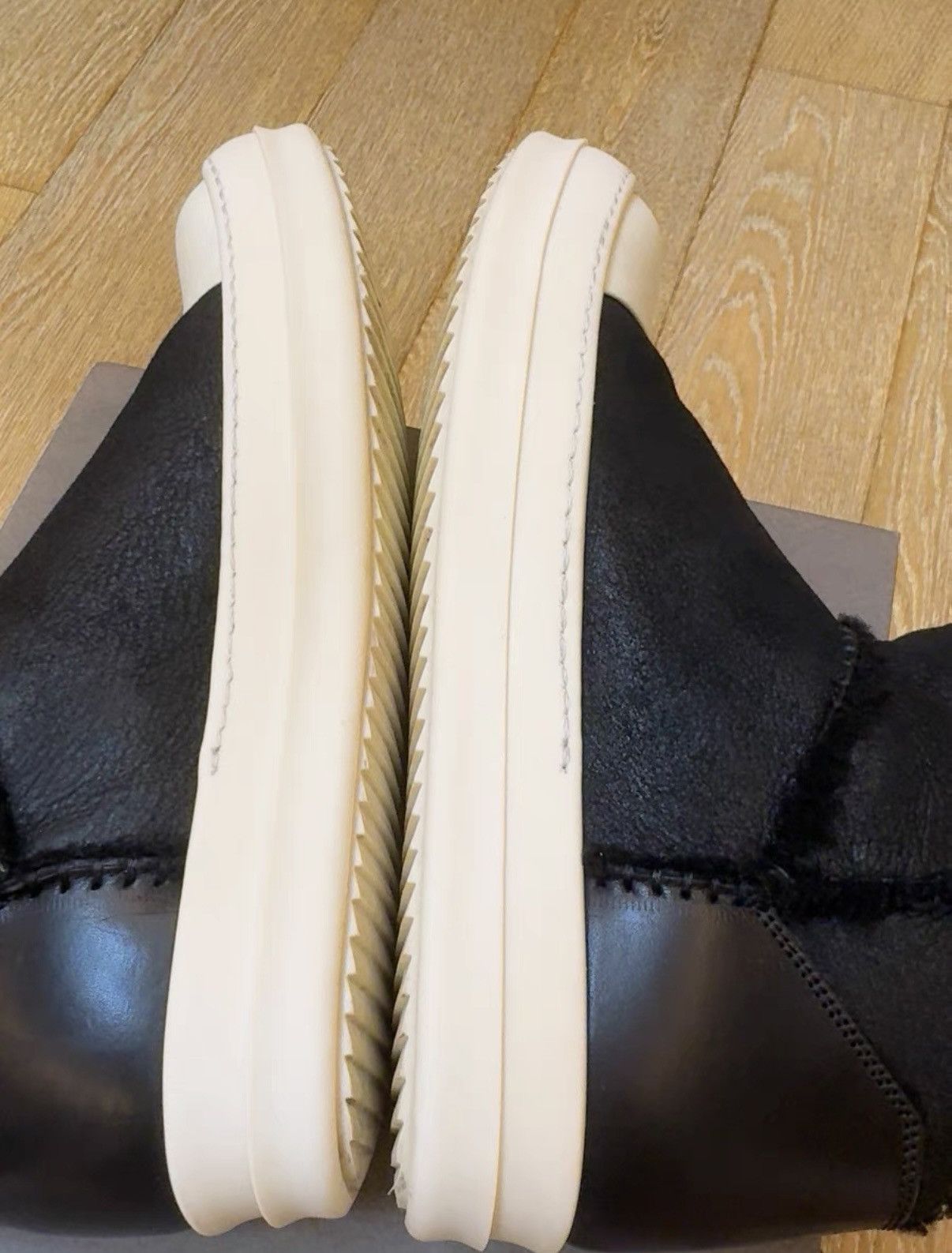 Rick Owens Rick Owens High-Top Shearling Boots Size US 5.5 / EU 38 - 7 Thumbnail
