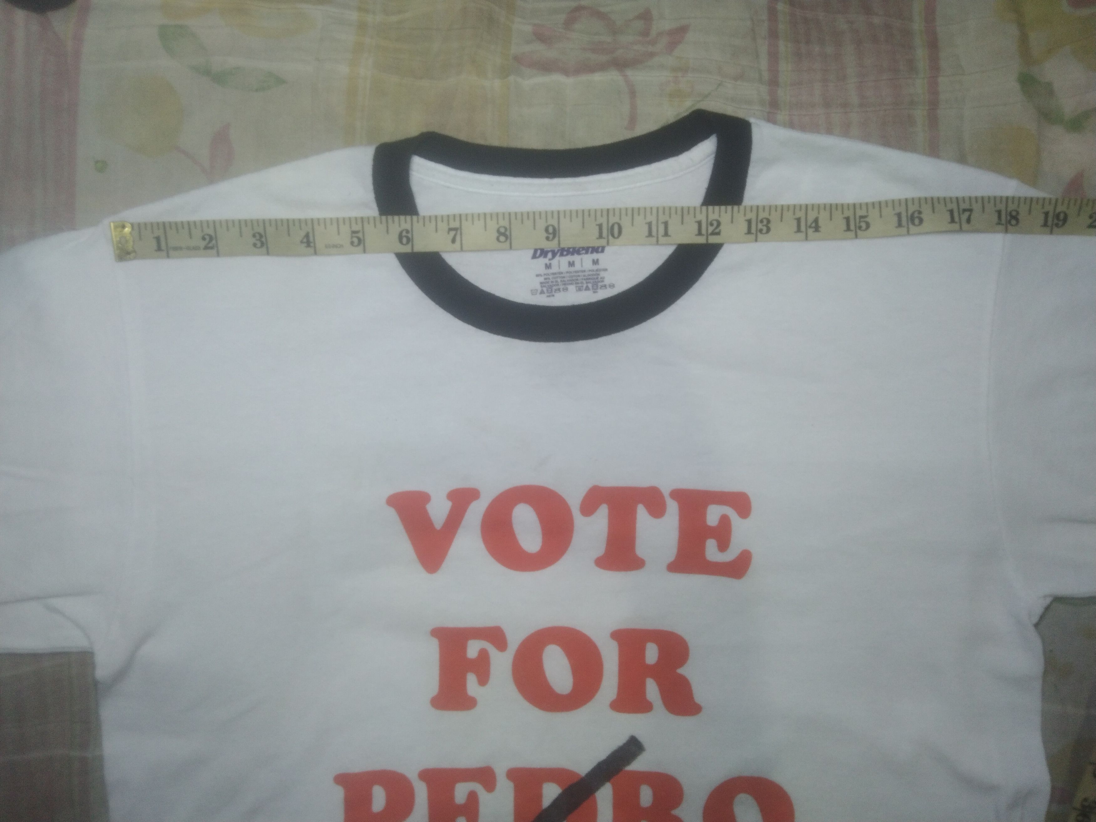 Gildan Custom Vote for (Pedro) Maria t shirt Size US M / EU 48-50 / 2 - 6 Thumbnail