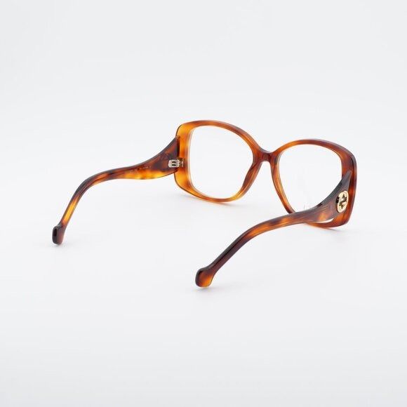 Gucci Gucci GG1236O 002 Eyeglasses Havana 55mm Square Frame Size ONE SIZE - 10 Thumbnail
