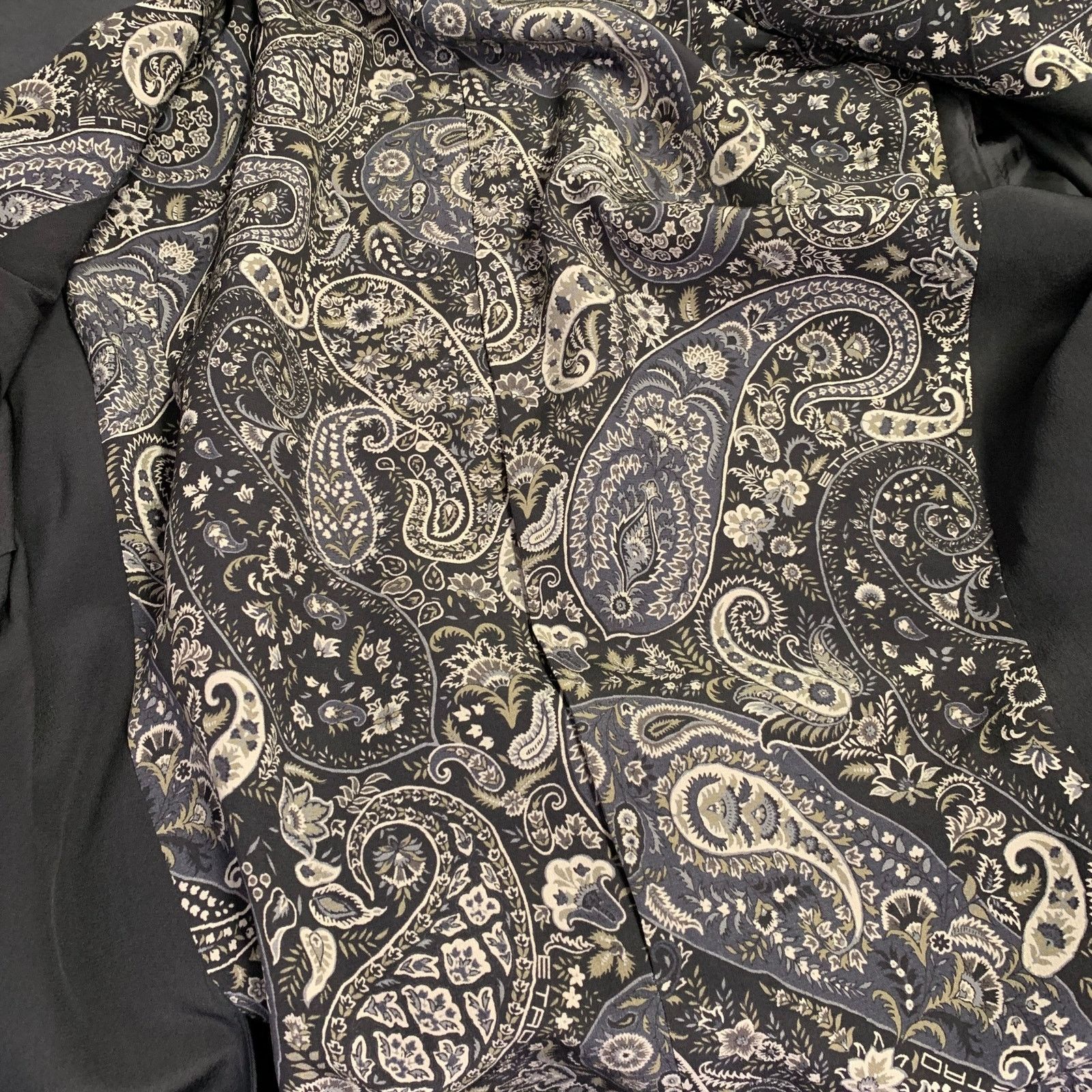 Etro Size 42 Giacche Black Beaded Wool Notch Lapel Sport Coat Size 42R - 7 Thumbnail