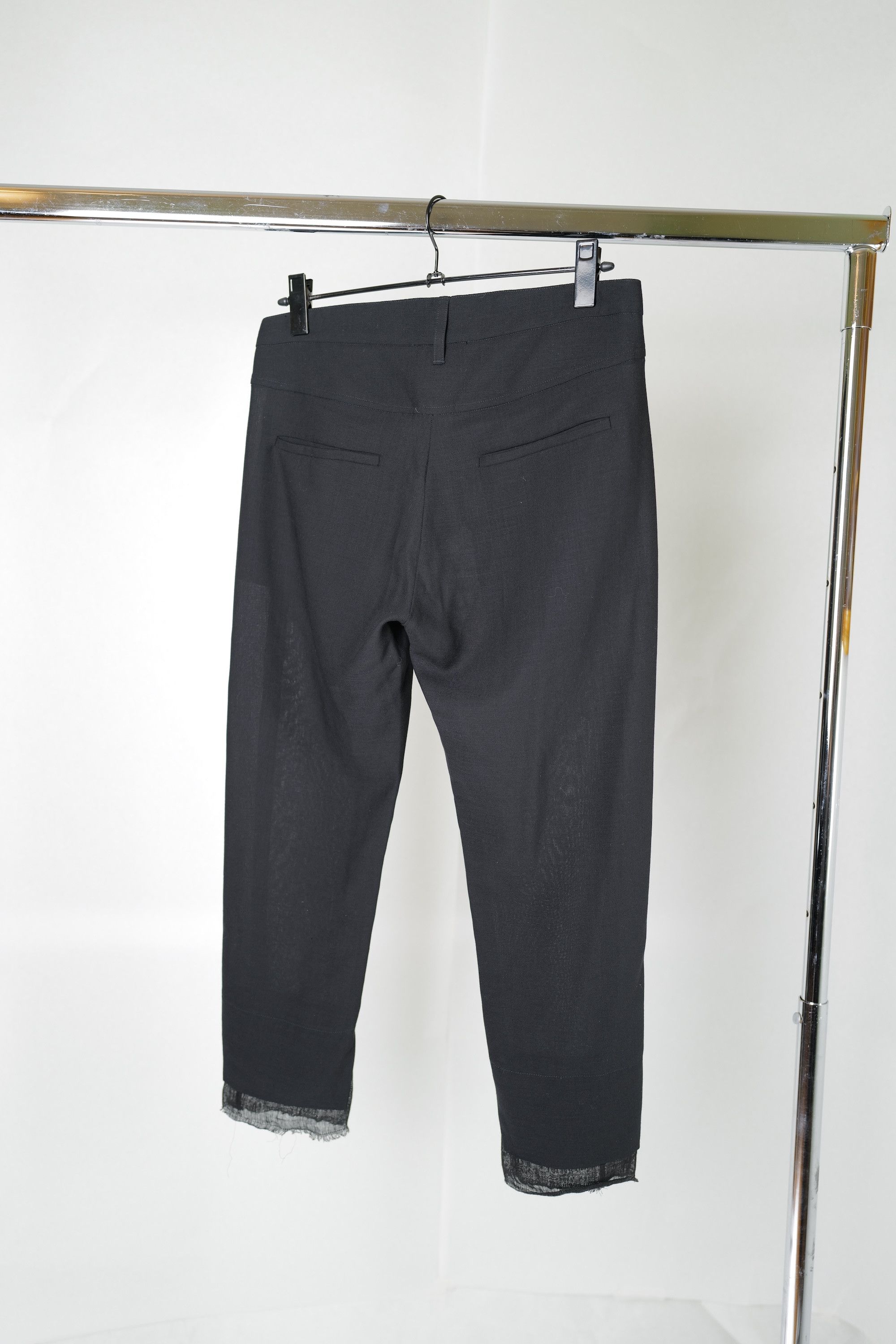 Ann Demeulemeester Ann Demeulemeester women’s black wool pants Size 27" / US 4 / IT 40 - 9 Thumbnail