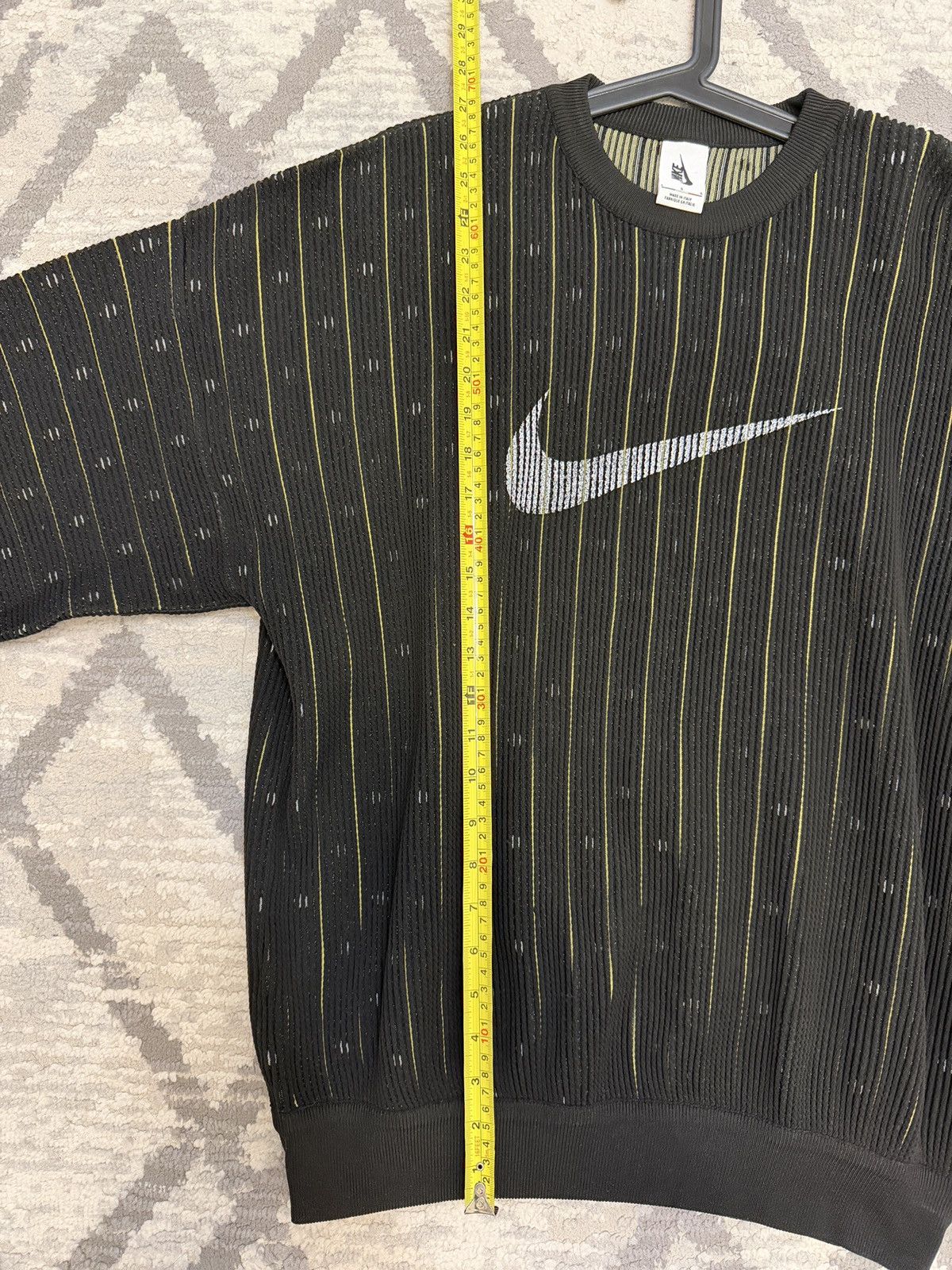 Nike Nike Sportswear Made in Italy Knit Sweater Large Big Swoosh Size US L / EU 52-54 / 3 - 3 Thumbnail