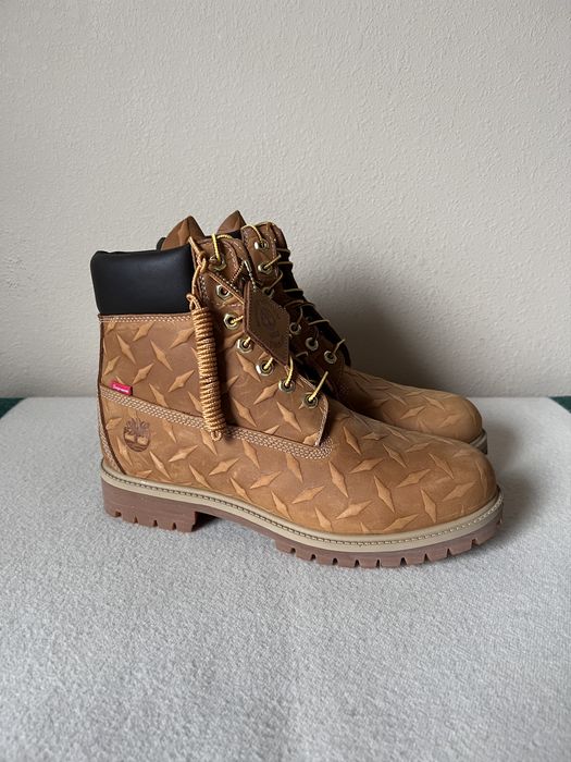 Supreme Supreme Timberland Diamond Plate 6 Inch Premium Boot | Grailed