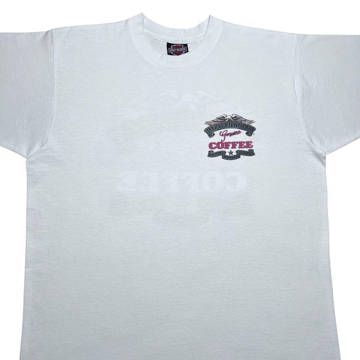 Harley Davidson 93 Harley Davidson Genuine Coffee Custom American Blend Tee Size US XL / EU 56 / 4 - 10 Thumbnail
